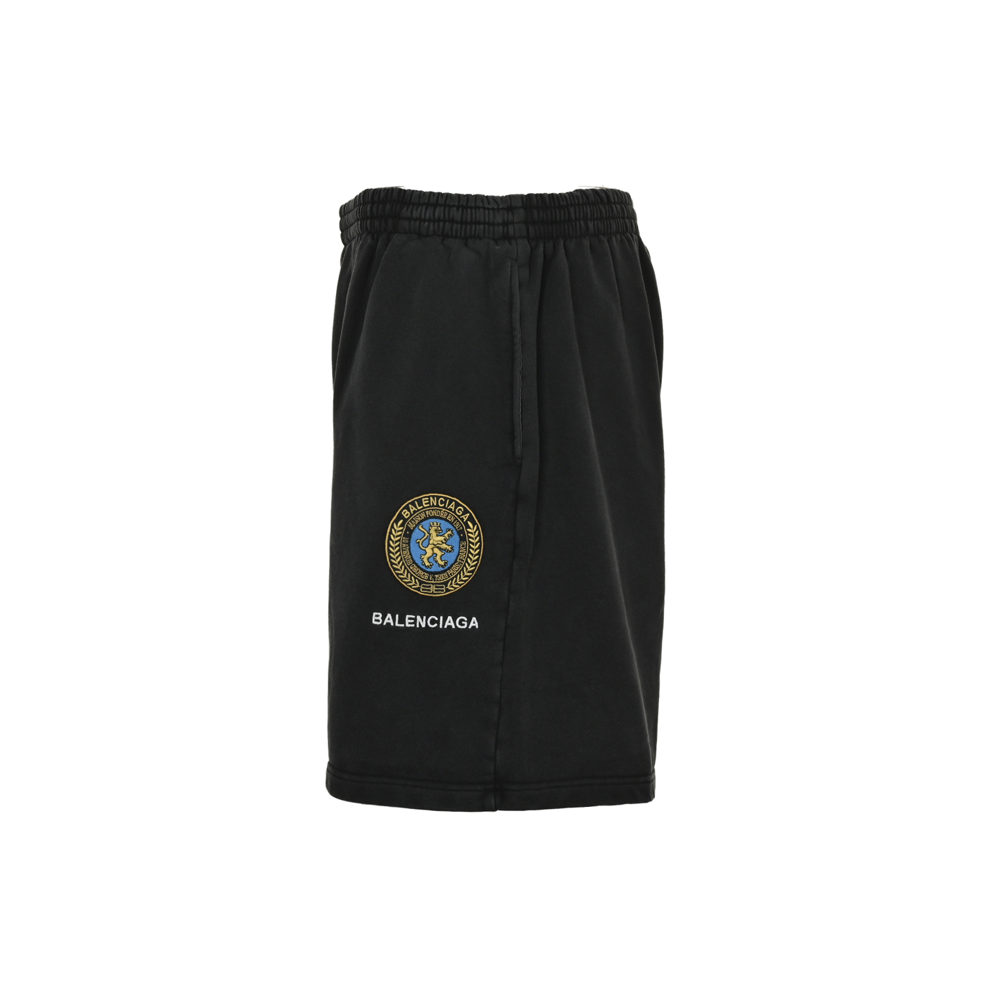 Balenciaga/巴黎世家 25ss 徽章刺绣水洗短裤