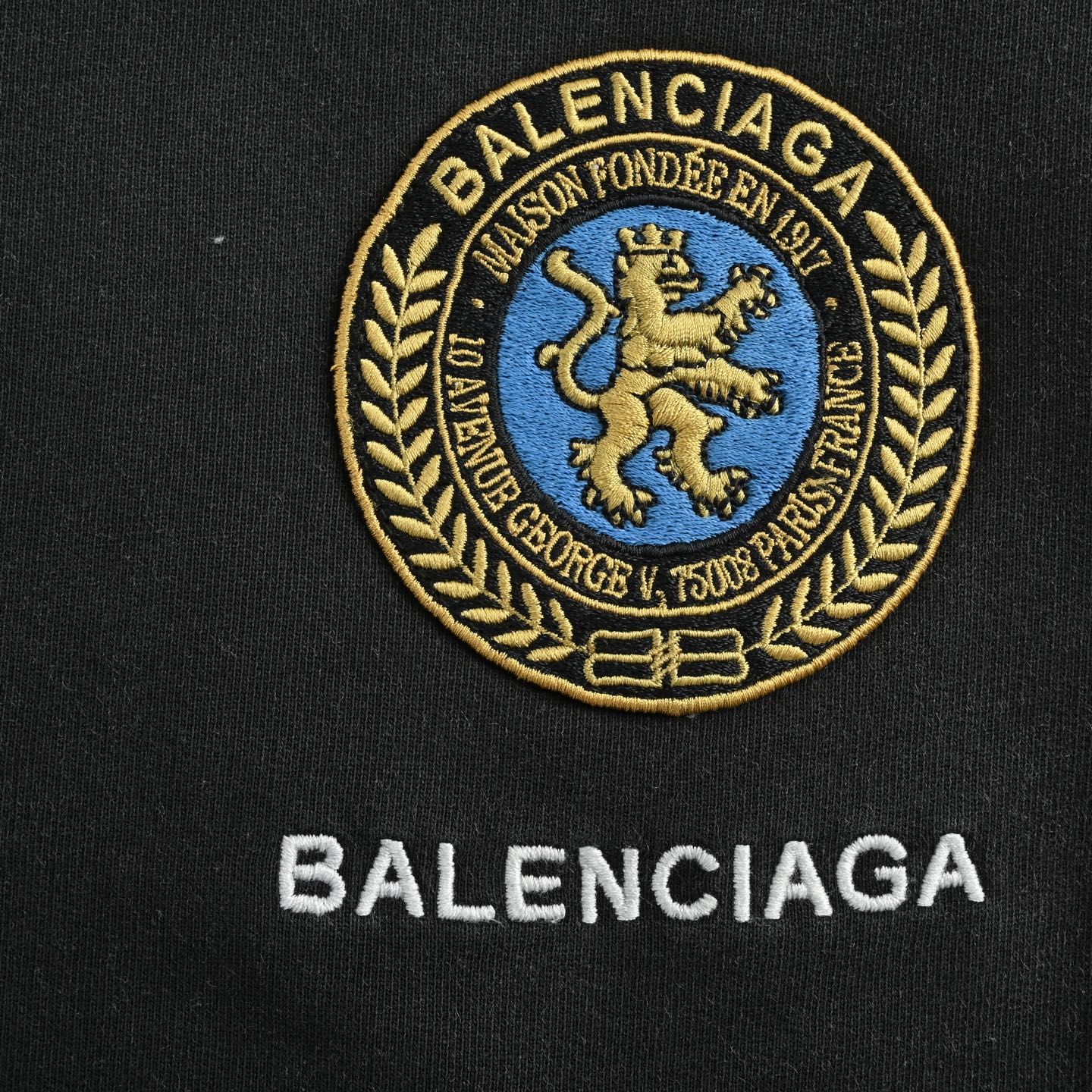 Balenciaga/巴黎世家 25ss 徽章刺绣水洗短裤