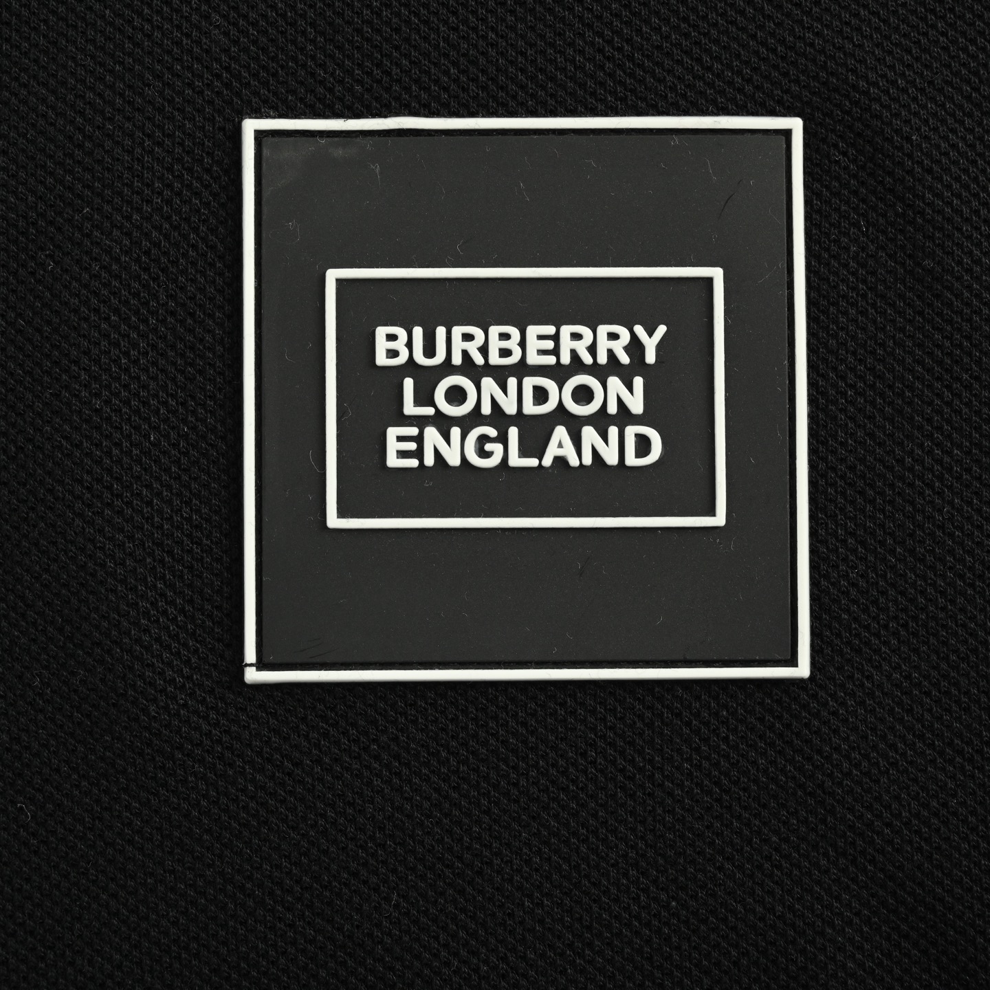 Burberry/巴宝莉 25ss 皮质徽标格纹领Polo短袖