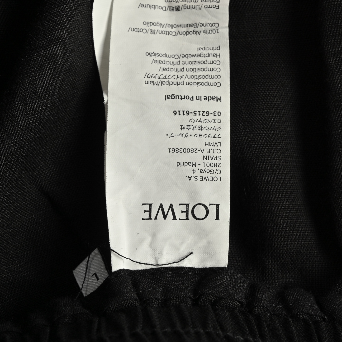 Loewe/罗意威 Anagram镂空刺绣亚麻长裤-Chinese UA Cheap High Quatity Brand Clothes Bags handbags Sneakers wholesale wholesaler seller from China Factory suppliers Fashion Clothing Shoes best Quality Beautiful Price Loewe/罗意威 Anagram镂空刺绣亚麻长裤