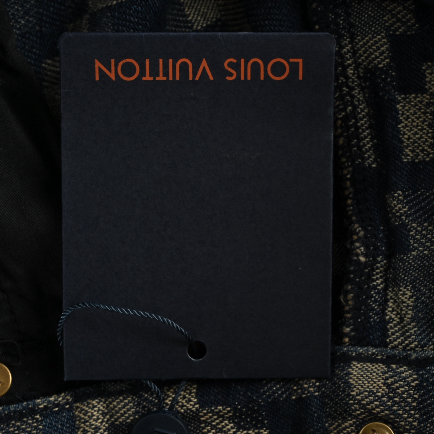 Louis Vuitton/路易威登 25ss 蛇纹马赛克牛仔短裤 LV新款滑板牛仔短裤