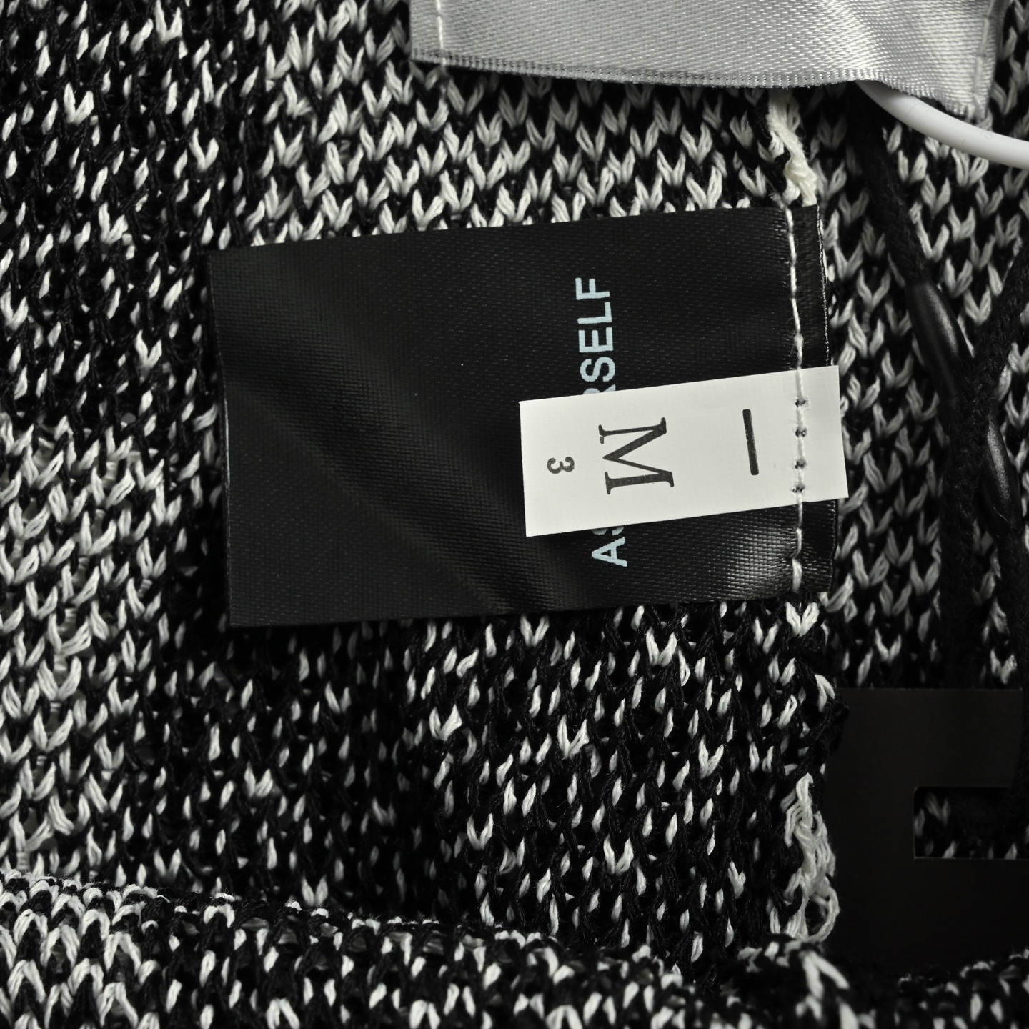 Askyurself 25ss 棋盘格针织短裤