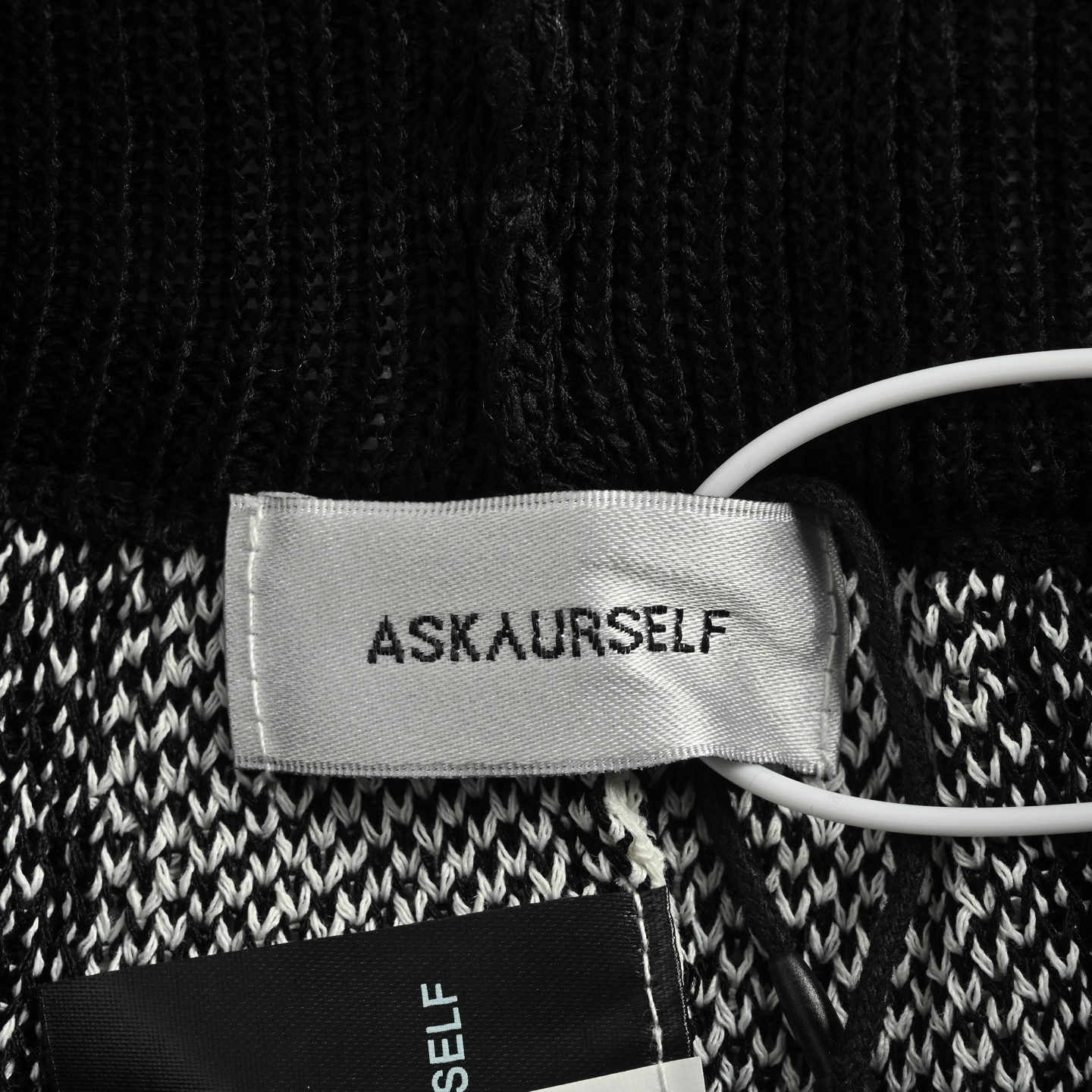 Askyurself 25ss 棋盘格针织短裤