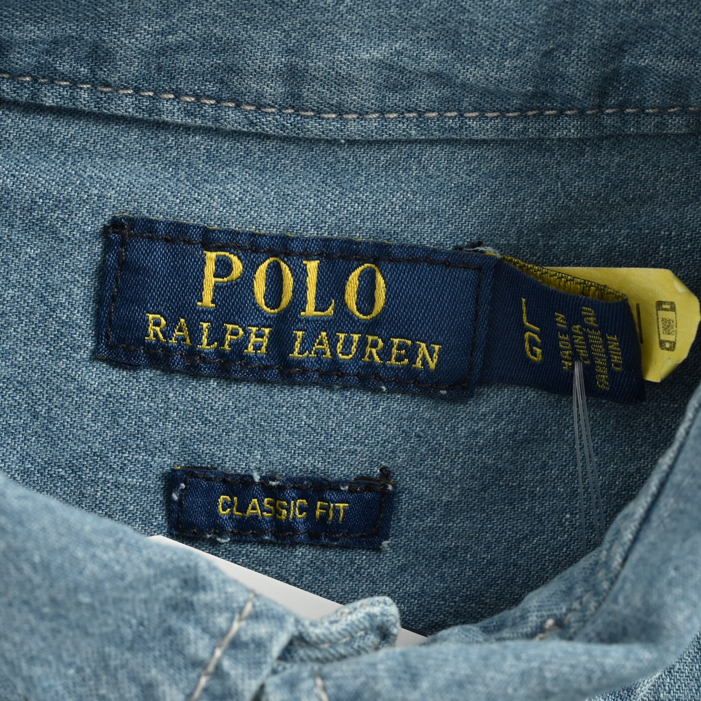 RALPH LAUREN/拉夫劳伦 25ss 小马刺绣牛仔长袖衬衫 牛仔衬衫
