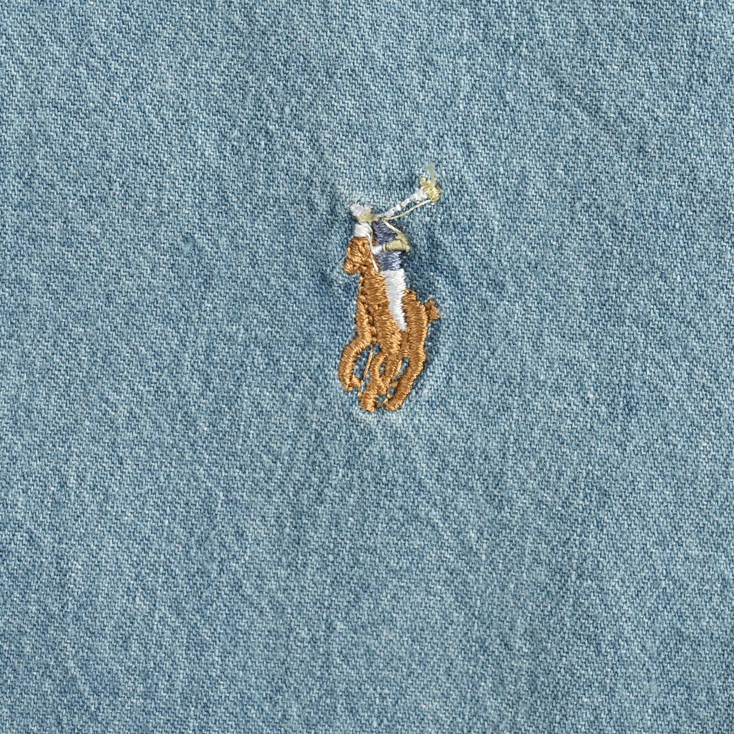 RALPH LAUREN/拉夫劳伦 25ss 小马刺绣牛仔长袖衬衫 牛仔衬衫