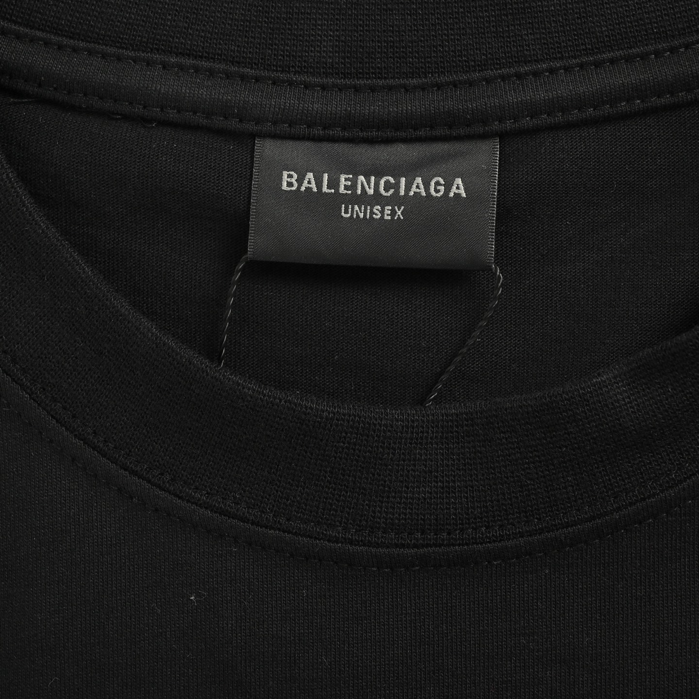 Balenciaga/巴黎世家 25ss 徽章logo印花短袖 白色 黑色