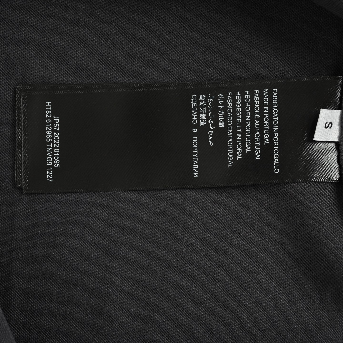 Balenciaga/巴黎世家 25ss 哥特字母印花短袖 灰白 深灰