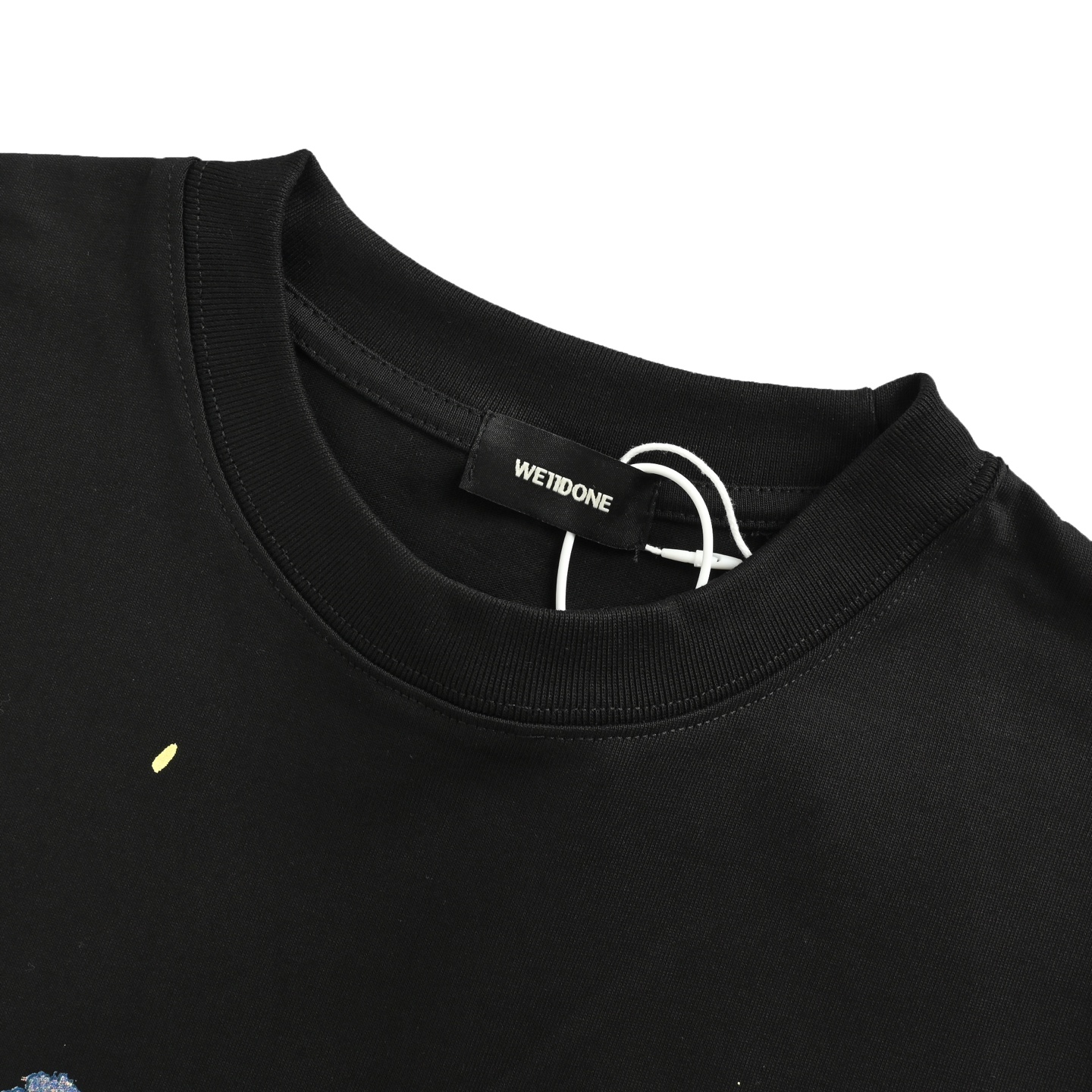 WE11DONE 25ss 心钥漫染熊印花短袖