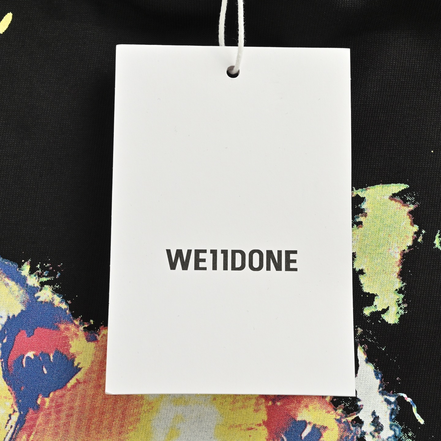 WE11DONE 25ss 心钥漫染熊印花短袖