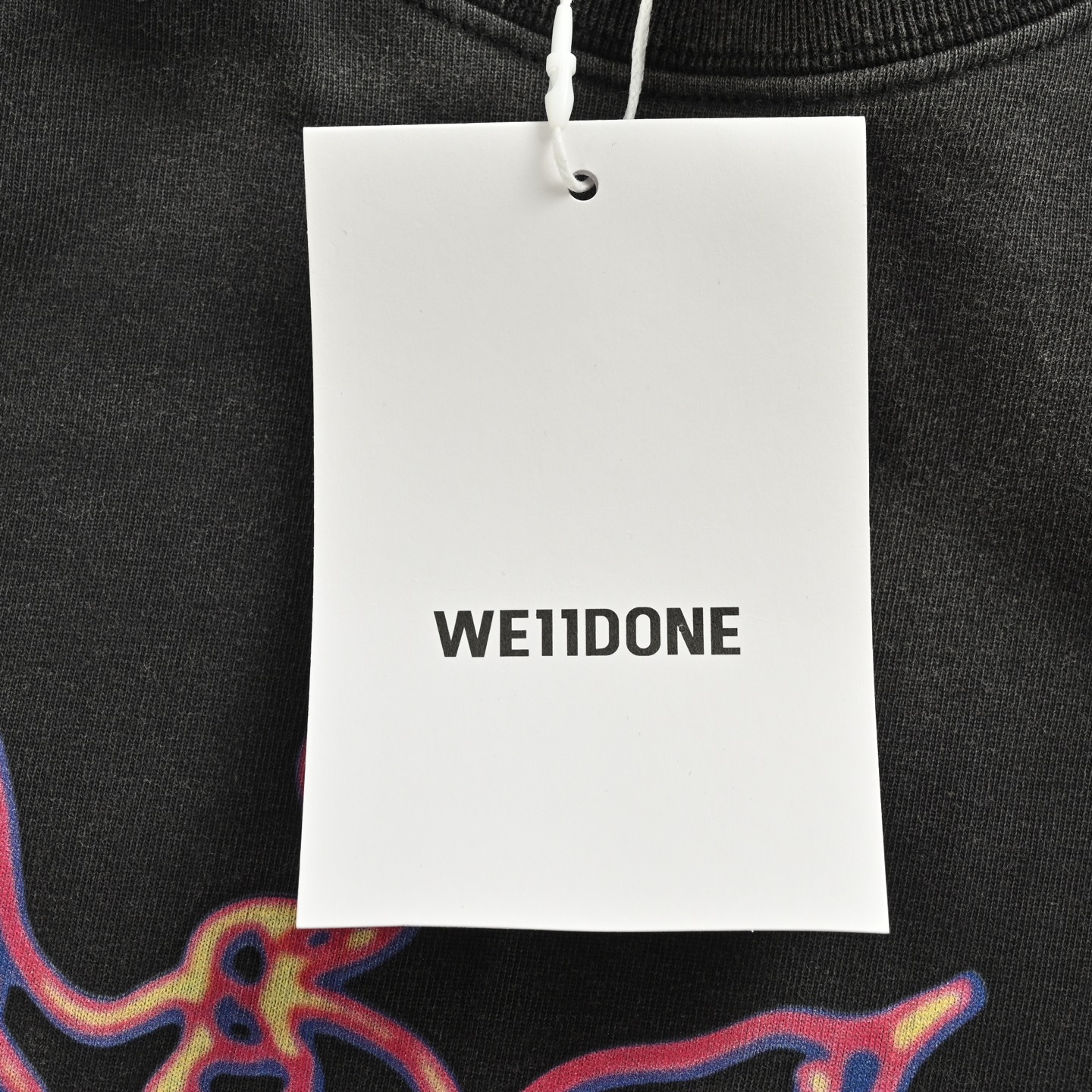 WE11DONE 25ss 霓虹小怪兽印花短袖