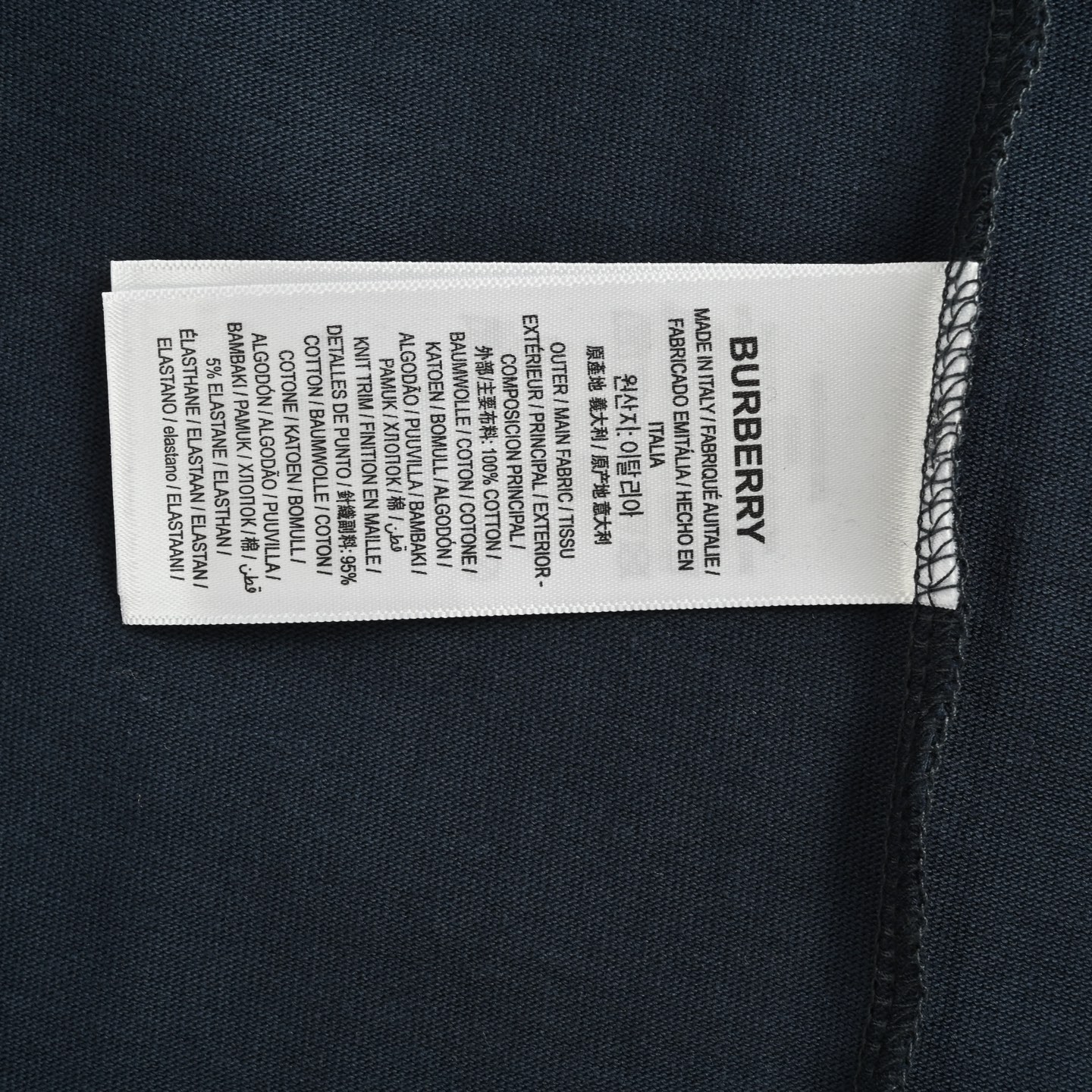 Burberry/巴宝莉 25ss 领口字母提花短袖 宝蓝-Chinese UA Cheap High Quatity Brand Clothes Bags handbags Sneakers wholesale wholesaler seller from China Factory suppliers Fashion Clothing Shoes best Quality Beautiful Price Burberry/巴宝莉 25ss 领口字母提花短袖 宝蓝