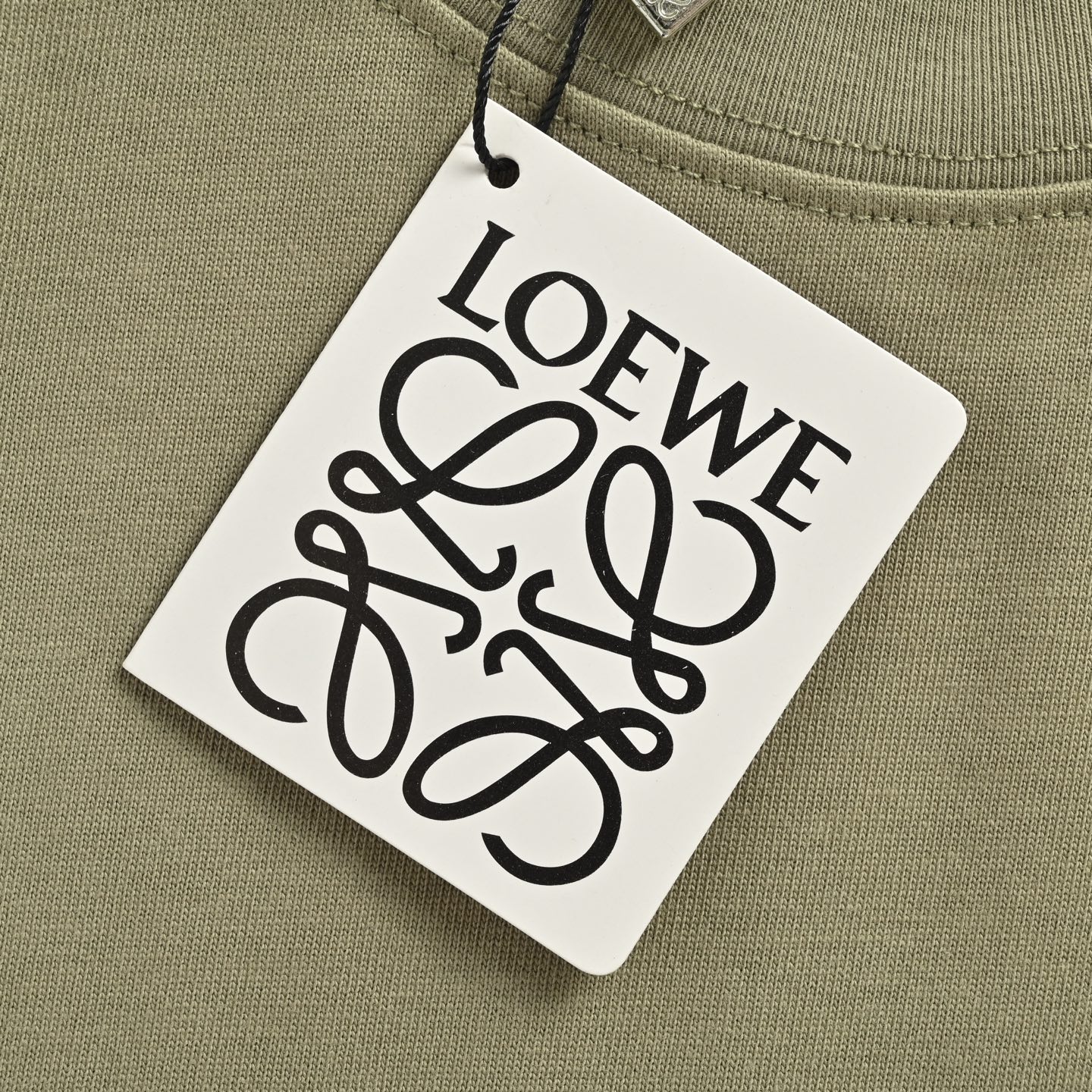 Loewe/罗意威 25ss 毛巾绣小熊刺绣短袖 轻奢主义 绿色