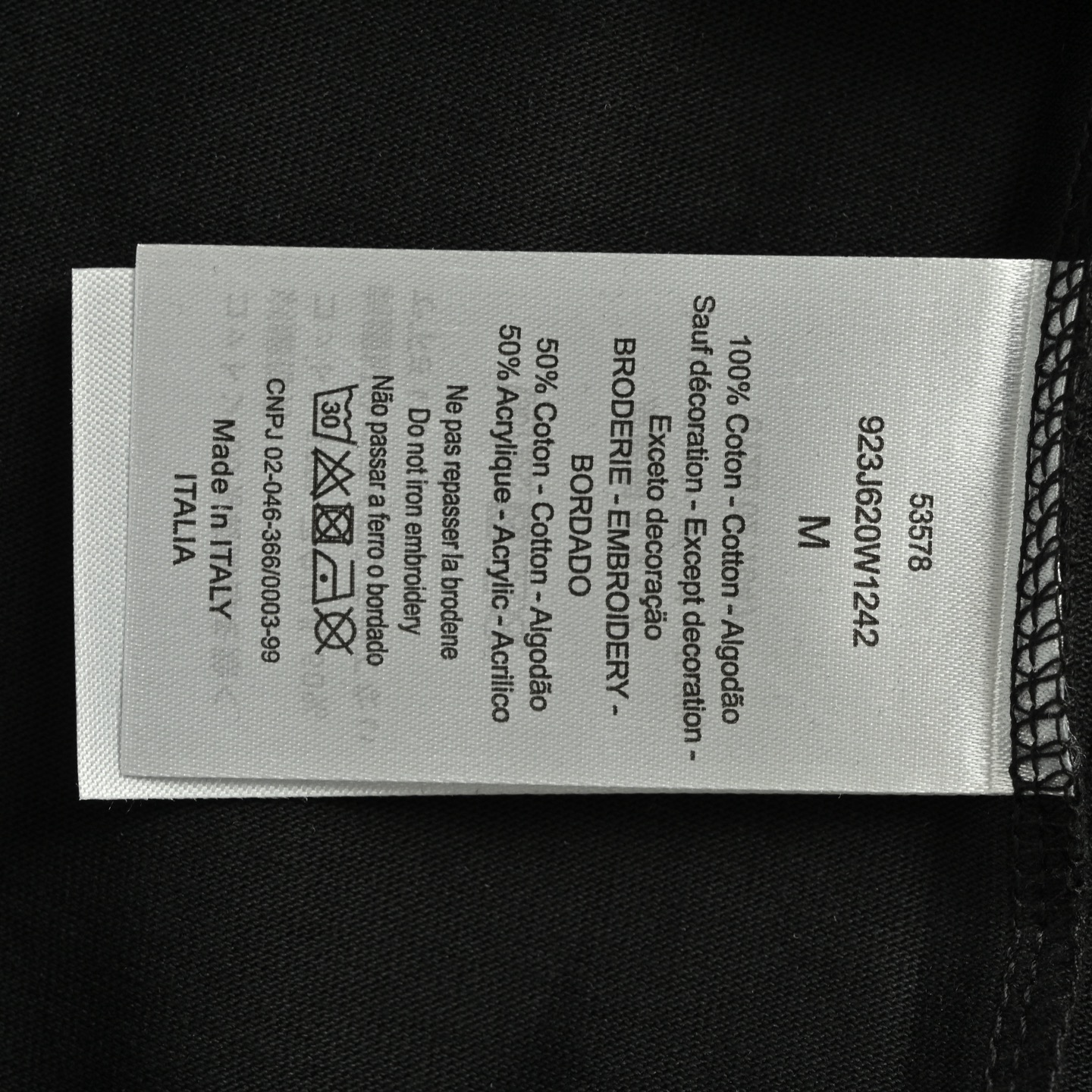 Dior/迪奥 25ss 杂志封面印花短袖白色/黑色