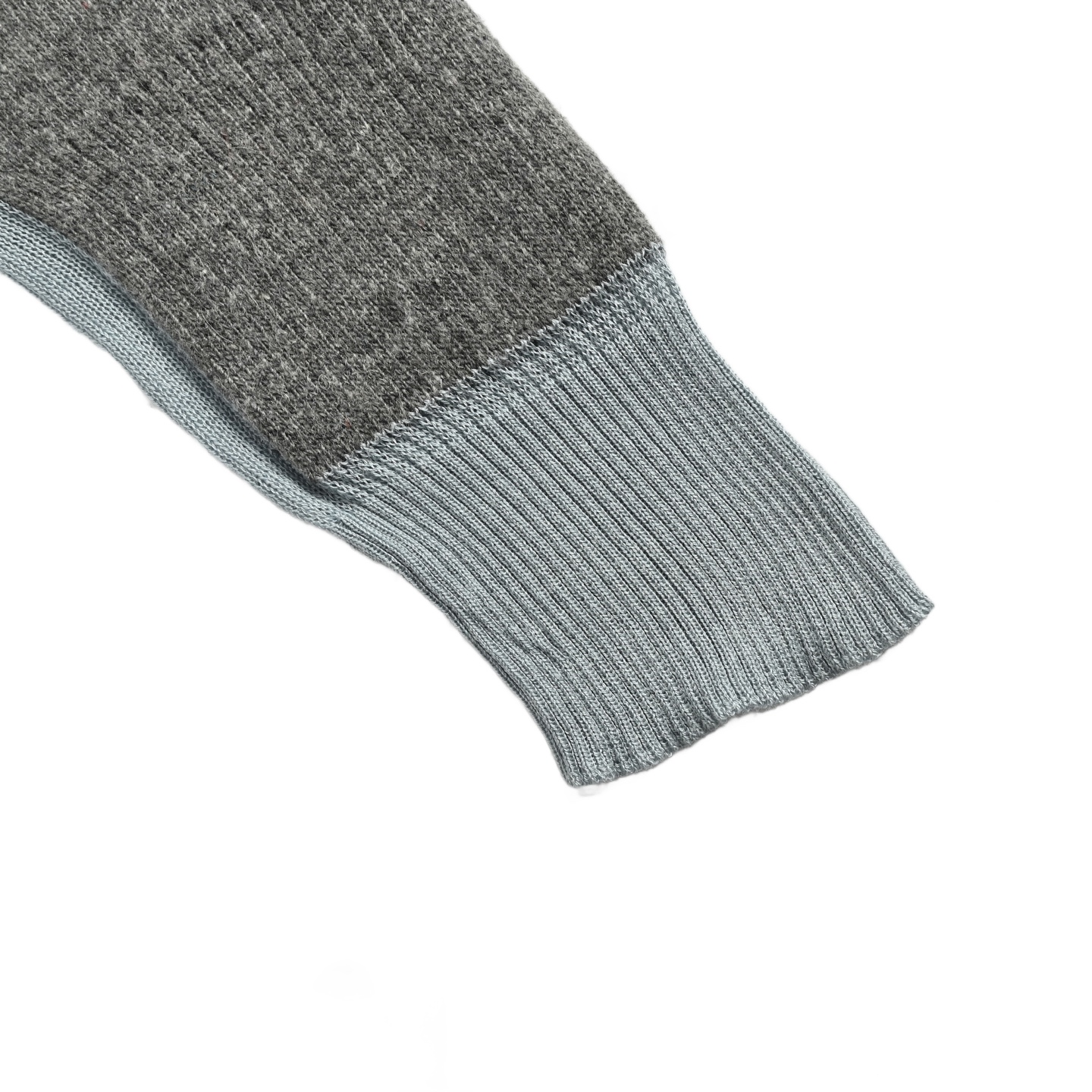 Miu Miu/缪缪 25Fw 拼色polo领毛衣