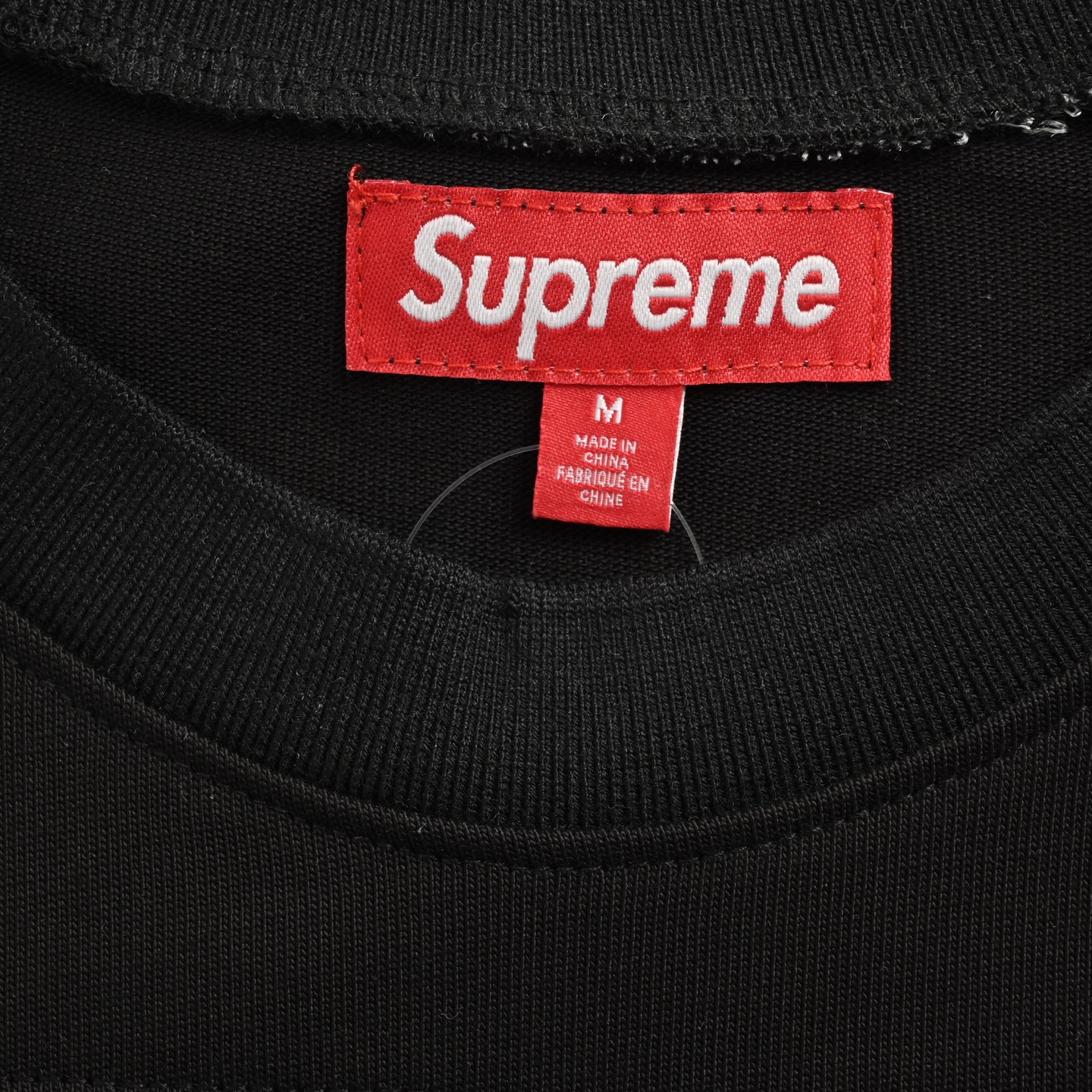 Supreme 美式8号梵文字体印花长袖T恤