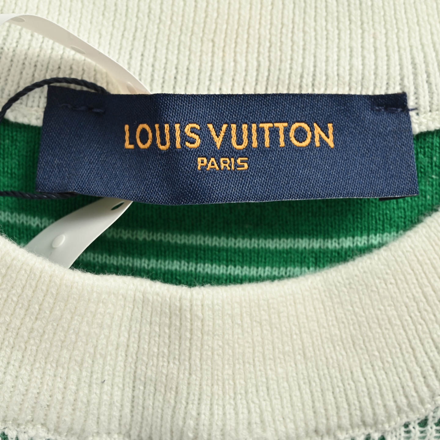 Louis Vuitton/路易威登 方块棋盘格彩色渐变提花针织短袖