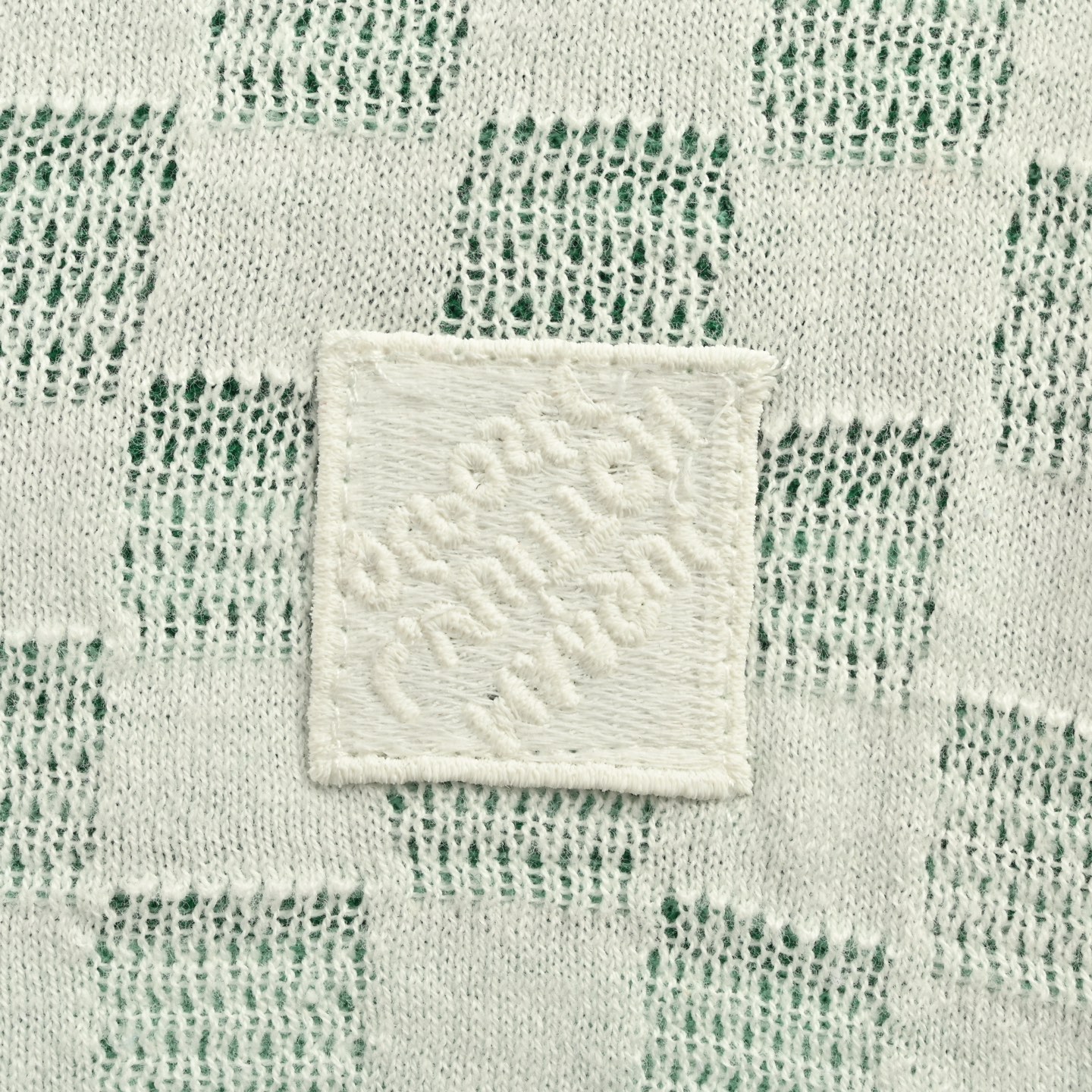 Louis Vuitton/路易威登 方块棋盘格彩色渐变提花针织短袖