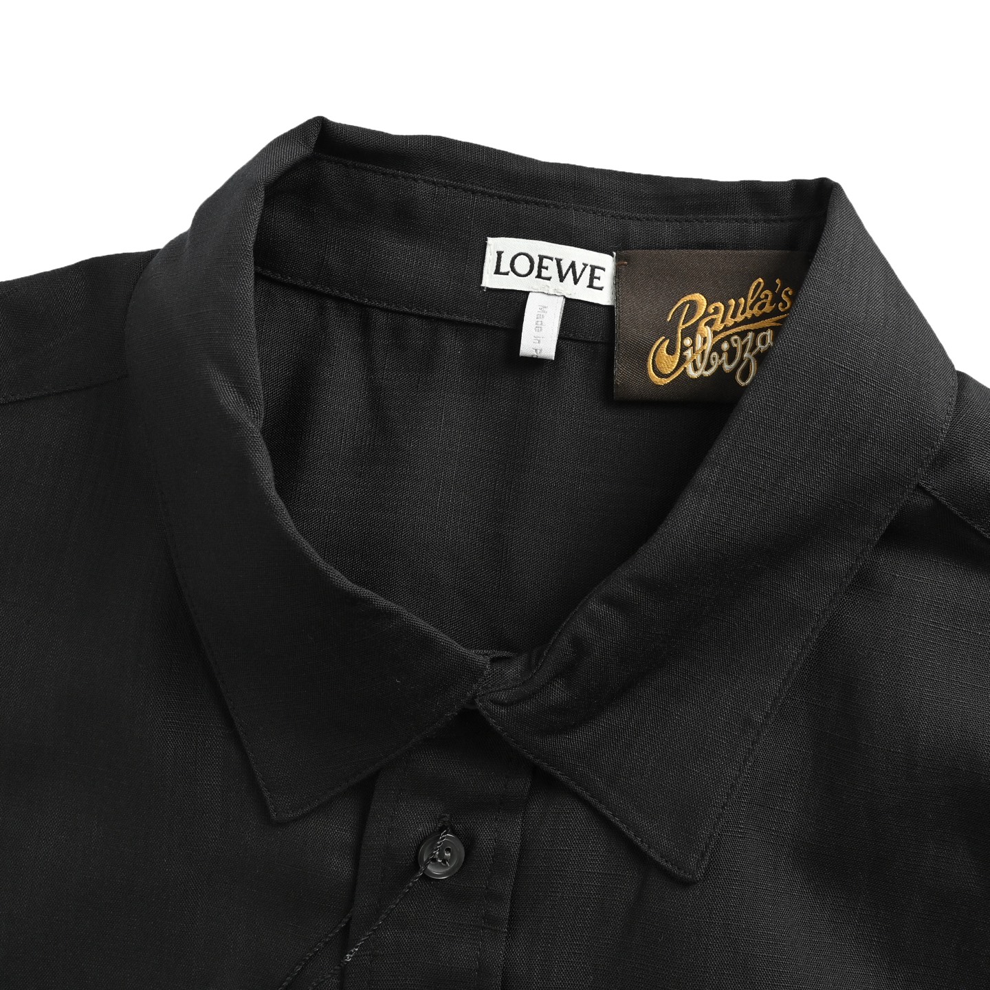 Loewe/罗意威 口袋刺绣亚麻衬衫