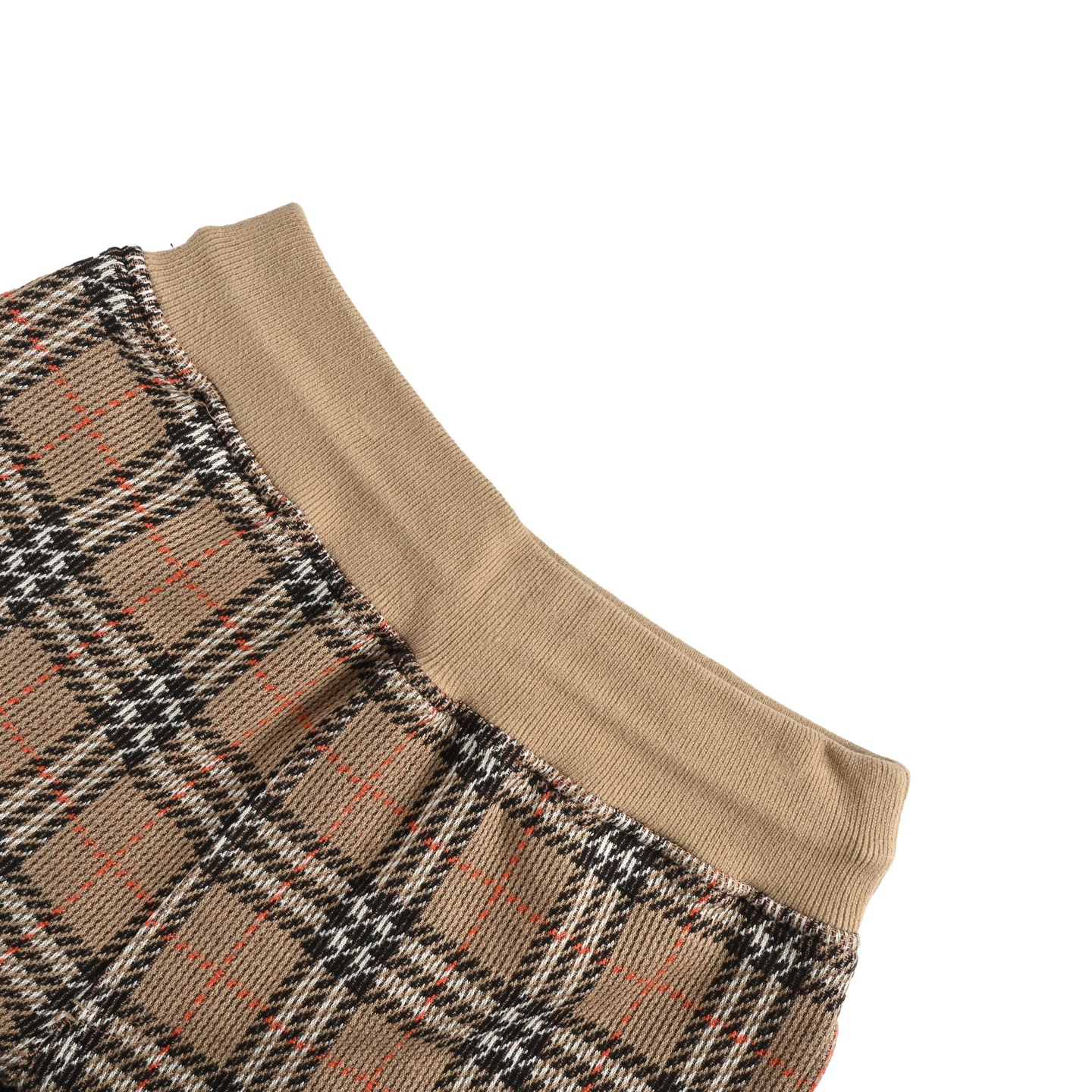 Burberry/巴宝莉 25ss 黄格纹混纺格纹短裤