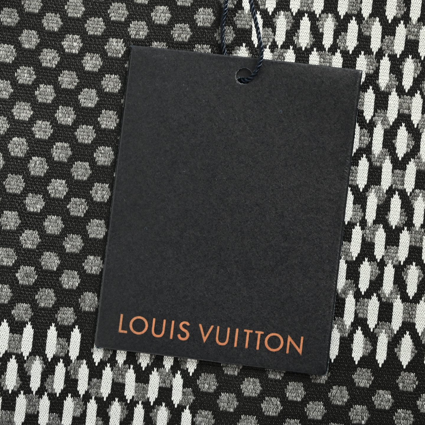 Louis Vuitton/路易威登 25ss 菲董联名棋盘格水钻毛织短袖 黑色 棕色