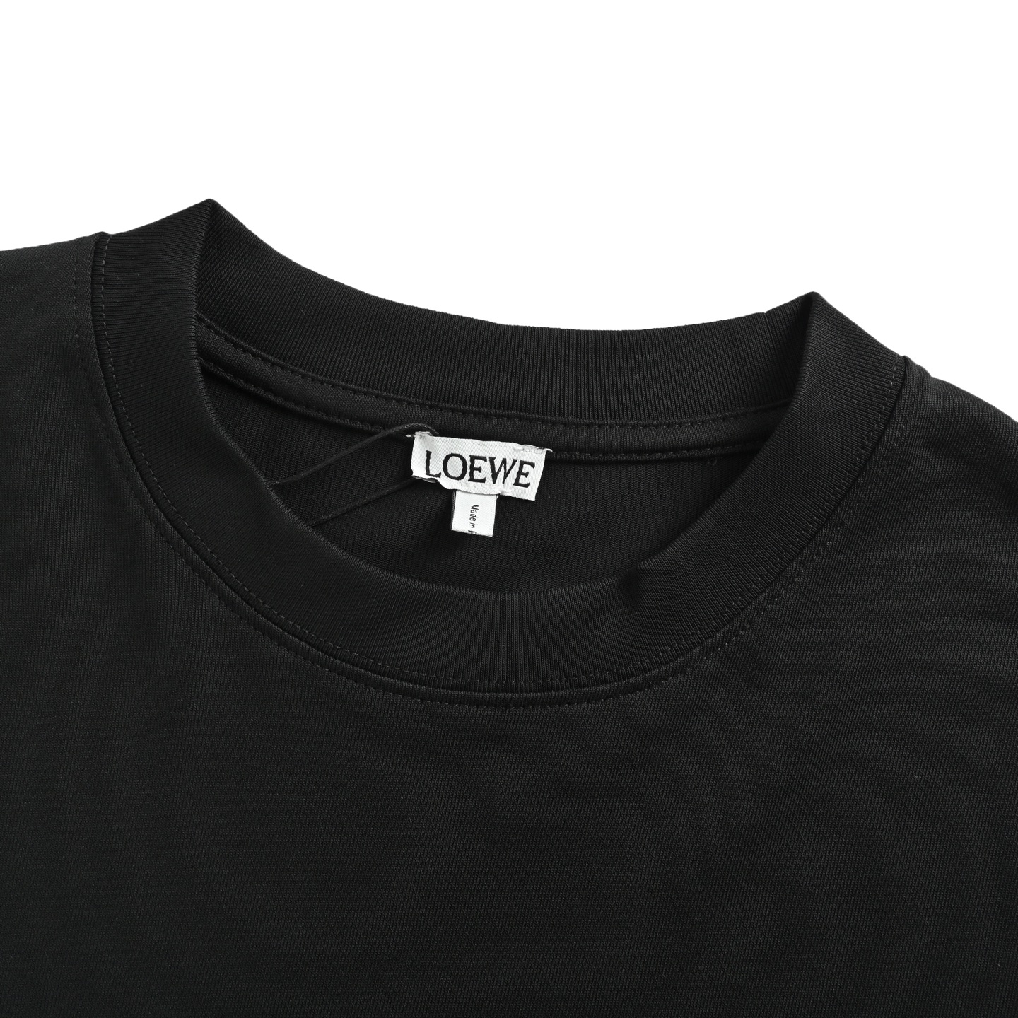 Loewe/罗意威 25ss 袖口徽标裁剪贴布刺绣短袖 黑色 白色 灰色-Chinese UA Cheap High Quatity Brand Clothes Bags handbags Sneakers wholesale wholesaler seller from China Factory suppliers Fashion Clothing Shoes best Quality Beautiful Price Loewe/罗意威 25ss 袖口徽标裁剪贴布刺绣短袖 黑色 白色 灰色