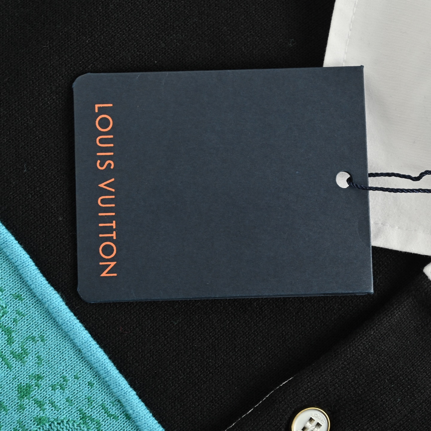 Louis Vuitton/路易威登 25ss 渐变老花提花拼色针织Polo短袖