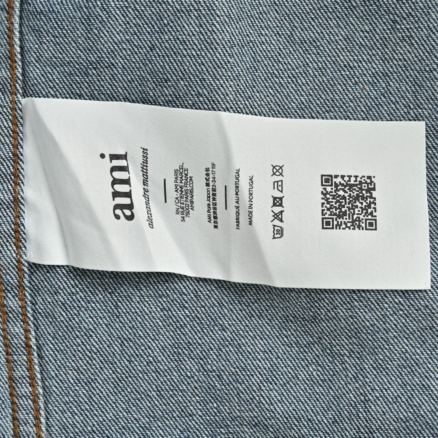 Ami 爱心刺绣牛仔衬衫外套 定制天棉精粹牛仔织物-Chinese UA Cheap High Quatity Brand Clothes Bags handbags Sneakers wholesale wholesaler seller from China Factory suppliers Fashion Clothing Shoes best Quality Beautiful Price Ami 爱心刺绣牛仔衬衫外套 定制天棉精粹牛仔织物