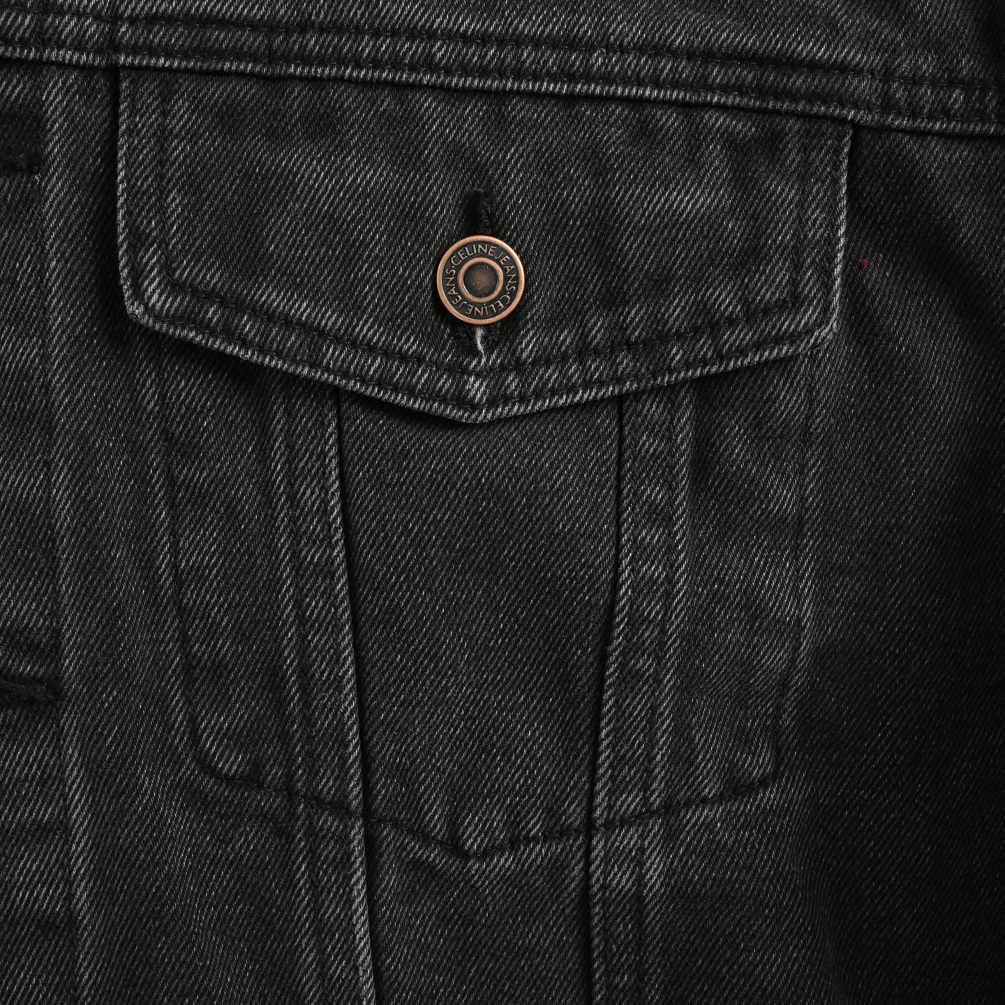 Celine/赛琳 拼接连帽牛仔外套