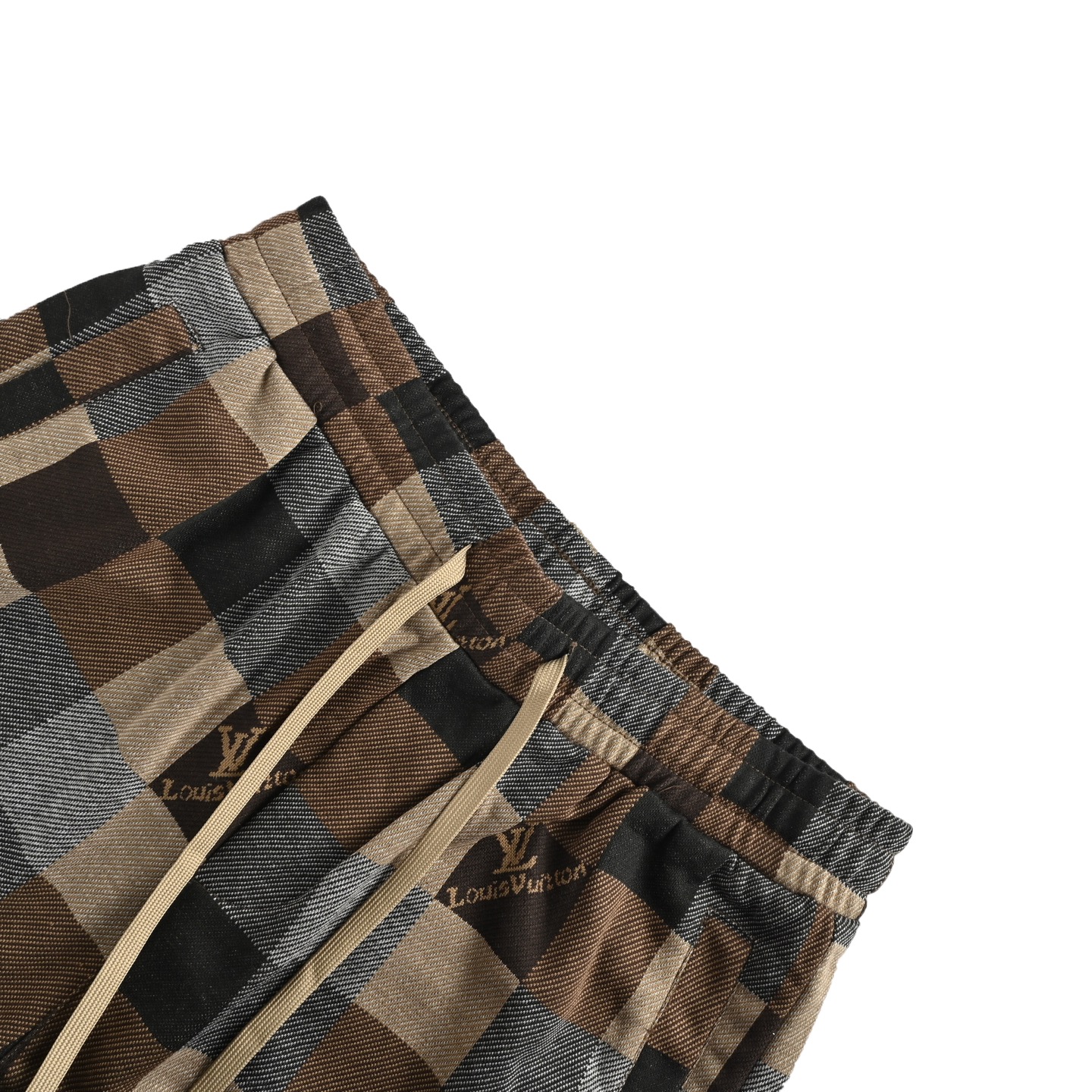 Louis Vuitton/路易威登 25ss 棋盘格提花字母短裤