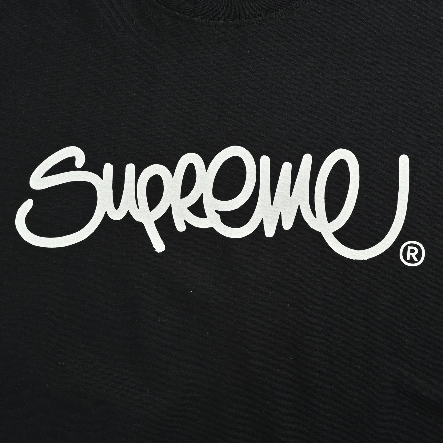 Supreme Week 19 Handstyle Tee 线条草写字母涂鸦短袖