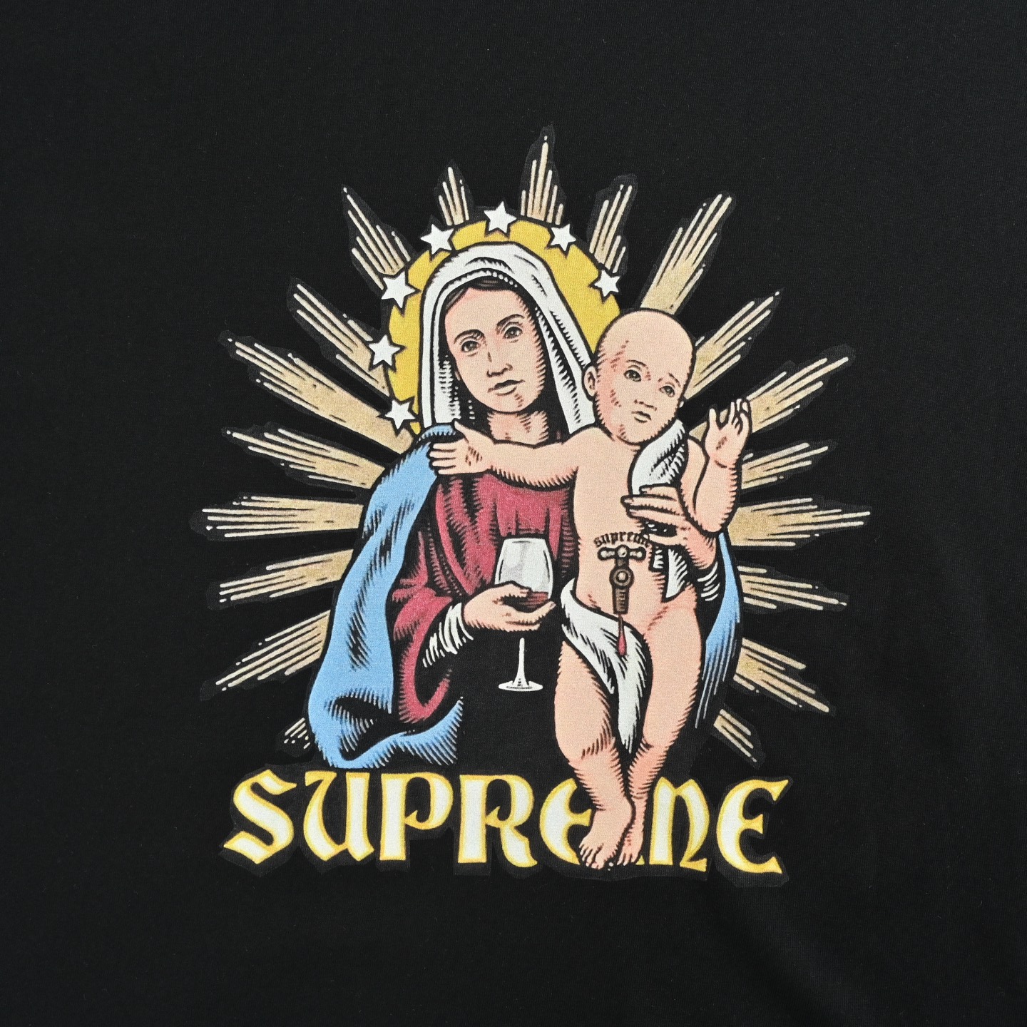 Supreme WEEK8 Blood Tee胸前印花短袖