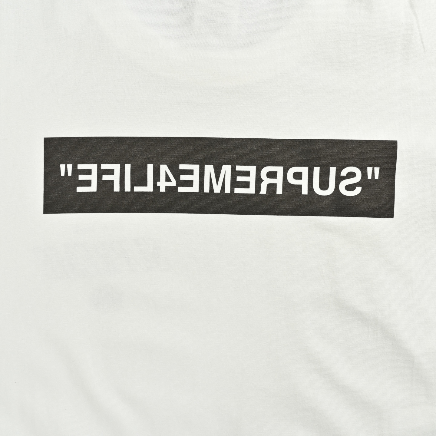 Supreme WEEK8 4 Life Tee品牌logo印花短袖