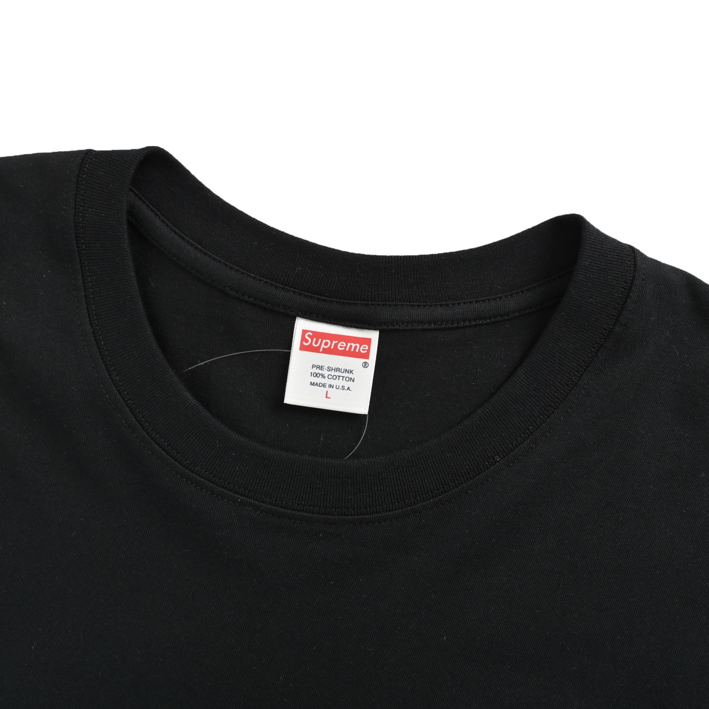 Supreme 背面X字母logo印花短袖 Supreme x 40 Acres SS25联名款 WEEK9 Malcolm X Tee 背面X字母logo印花圆领短袖T恤