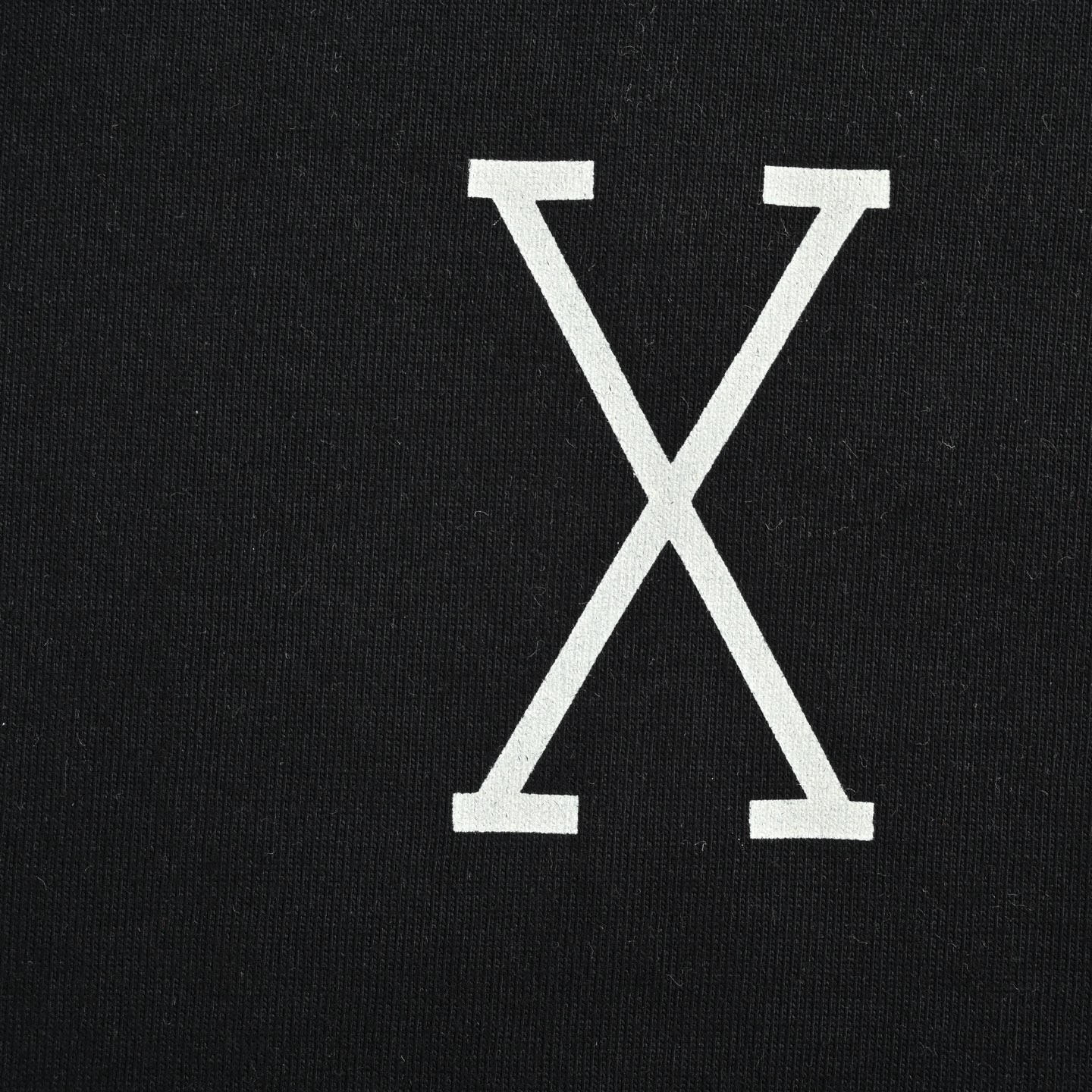 Supreme 背面X字母logo印花短袖 Supreme x 40 Acres SS25联名款 WEEK9 Malcolm X Tee 背面X字母logo印花圆领短袖T恤