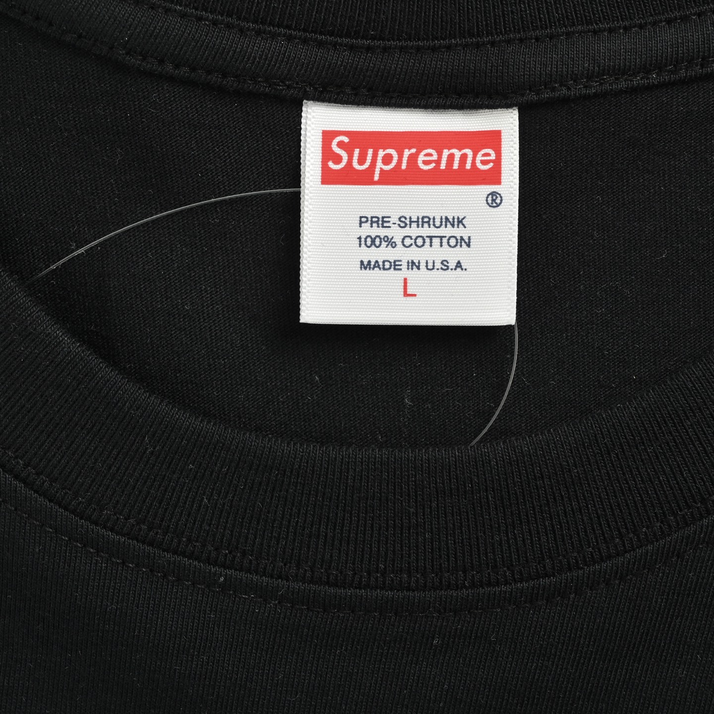 Supreme 背面X字母logo印花短袖 Supreme x 40 Acres SS25联名款 WEEK9 Malcolm X Tee 背面X字母logo印花圆领短袖T恤