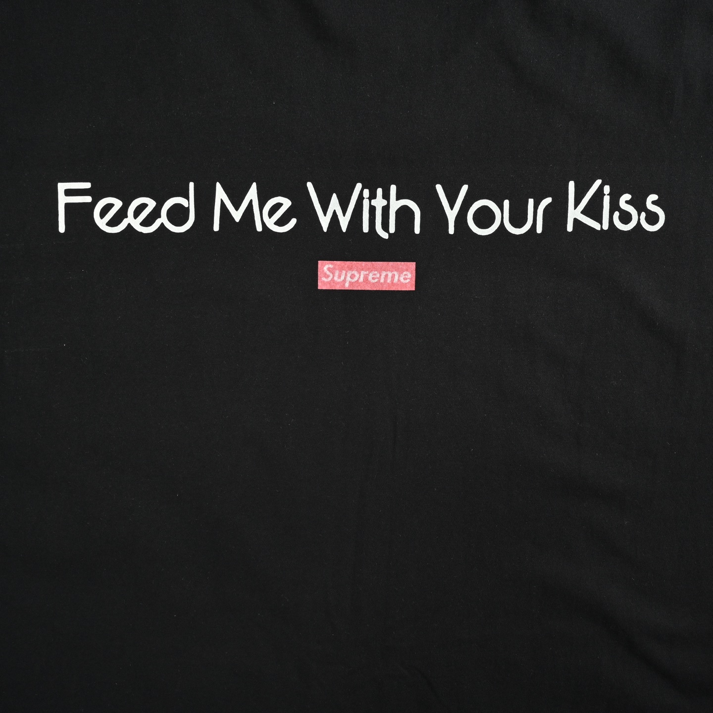 Supreme 音乐艺术专辑短袖 Supreme Week 9 X My Bloody Valentine Feed Me With Your Kiss Tee联名款 音乐艺术专辑圆领短袖T恤