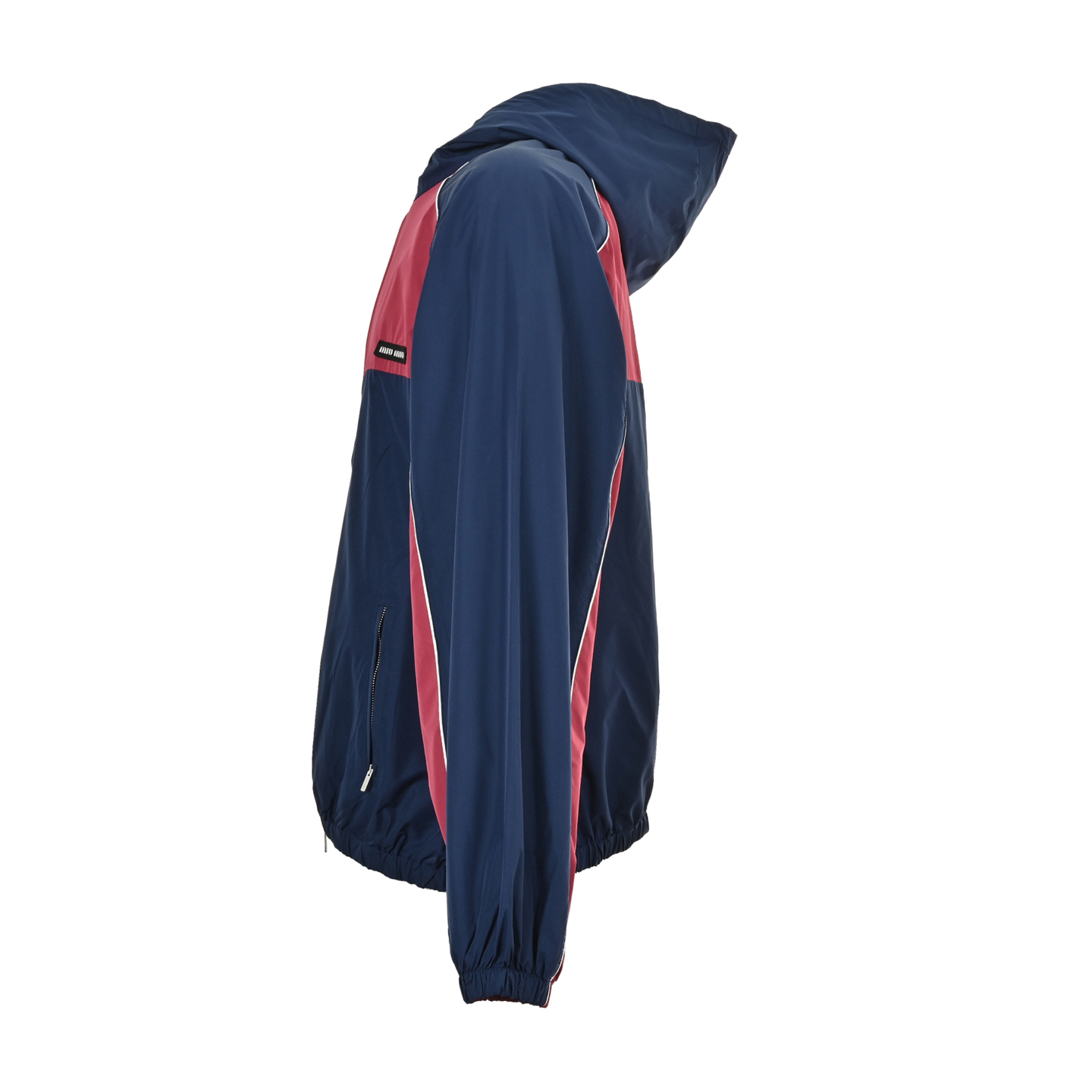 Miu Miu/缪缪 撞色拼接冲锋衣夹克外套黑灰/蓝红-Chinese UA Cheap High Quatity Brand Clothes Bags handbags Sneakers wholesale wholesaler seller from China Factory suppliers Fashion Clothing Shoes best Quality Beautiful Price Miu Miu/缪缪 撞色拼接冲锋衣夹克外套黑灰/蓝红