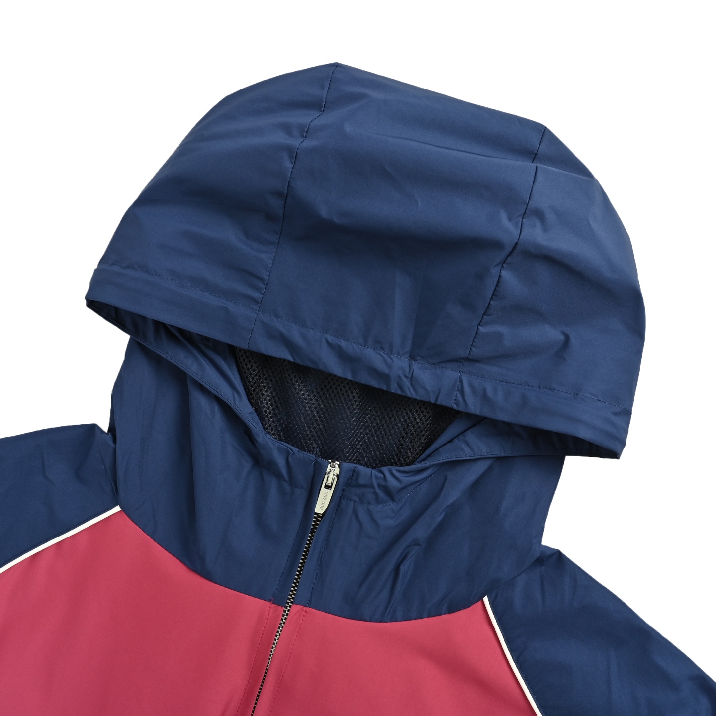 Miu Miu/缪缪 撞色拼接冲锋衣夹克外套黑灰/蓝红-Chinese UA Cheap High Quatity Brand Clothes Bags handbags Sneakers wholesale wholesaler seller from China Factory suppliers Fashion Clothing Shoes best Quality Beautiful Price Miu Miu/缪缪 撞色拼接冲锋衣夹克外套黑灰/蓝红