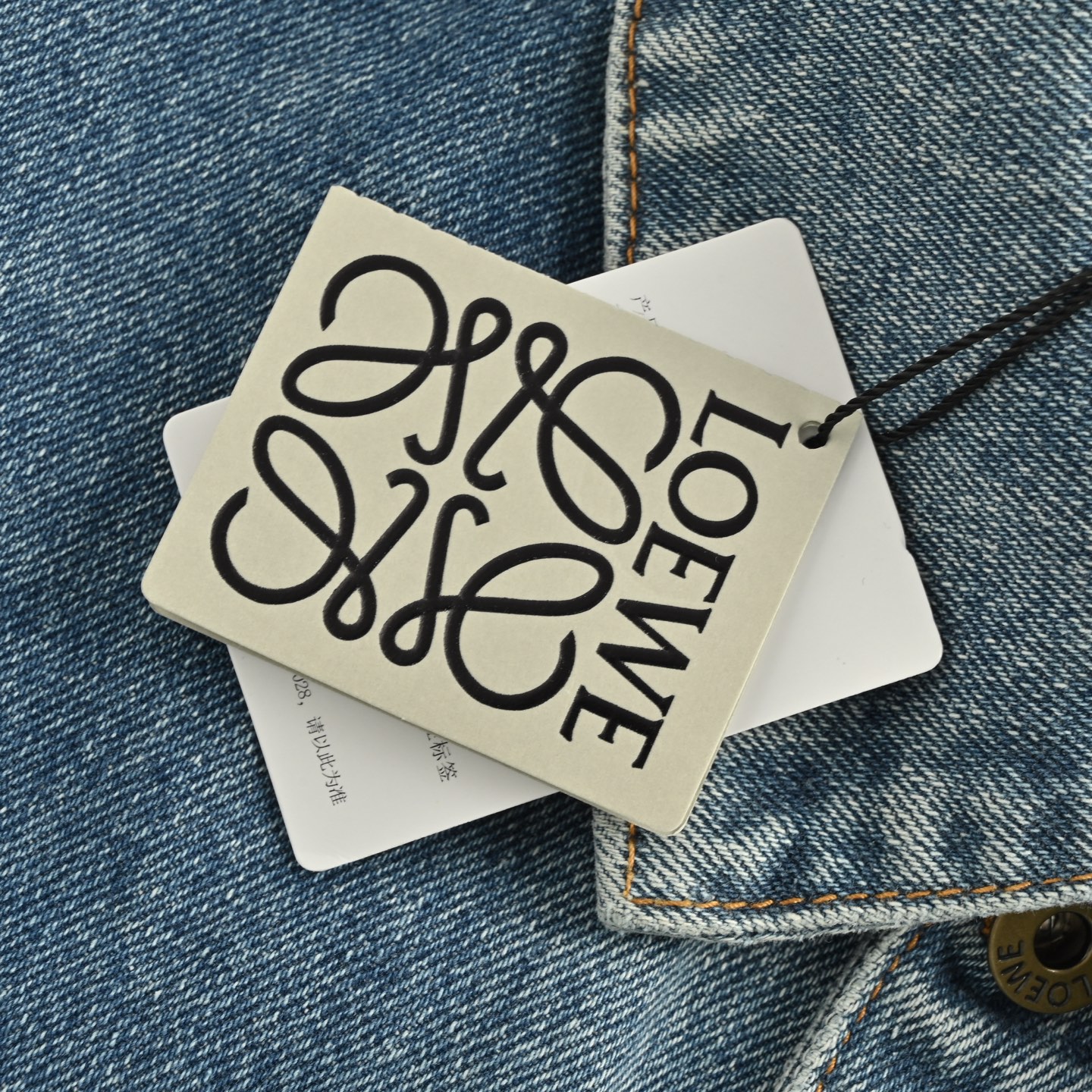 Loewe/罗意威 Anagram单宁刺绣牛仔外套夹克