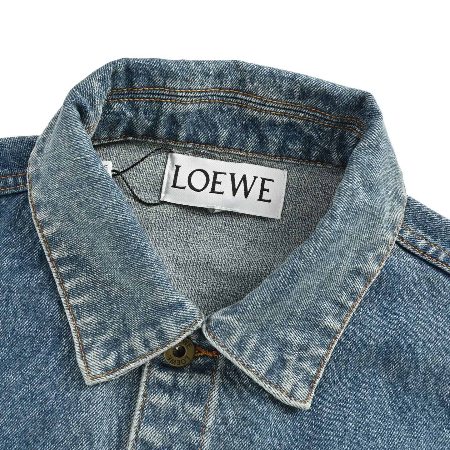 Loewe/罗意威 Anagram单宁刺绣牛仔外套夹克