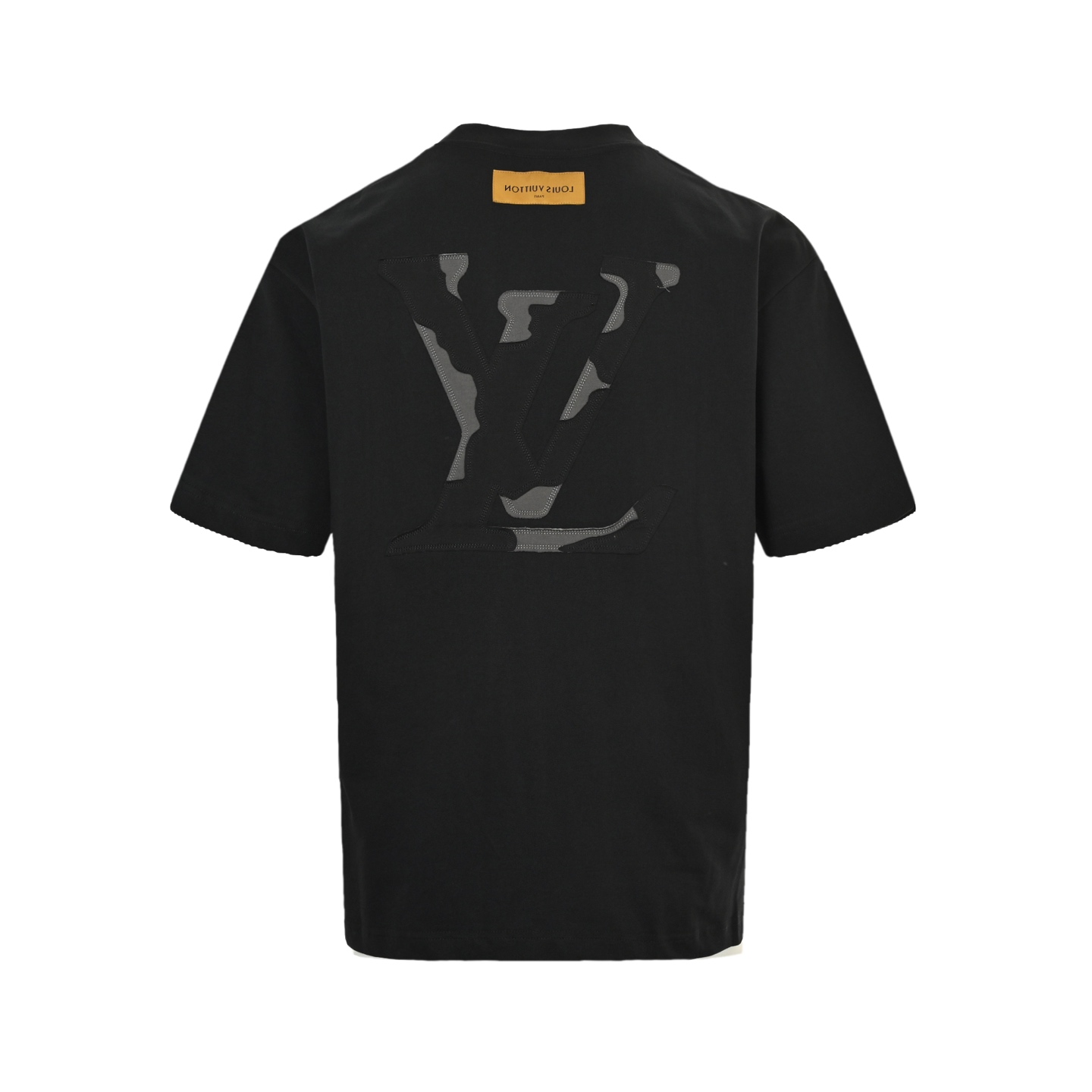 Louis Vuitton/路易威登 25ss 重工裁剪迷彩大logo老花贴布短袖