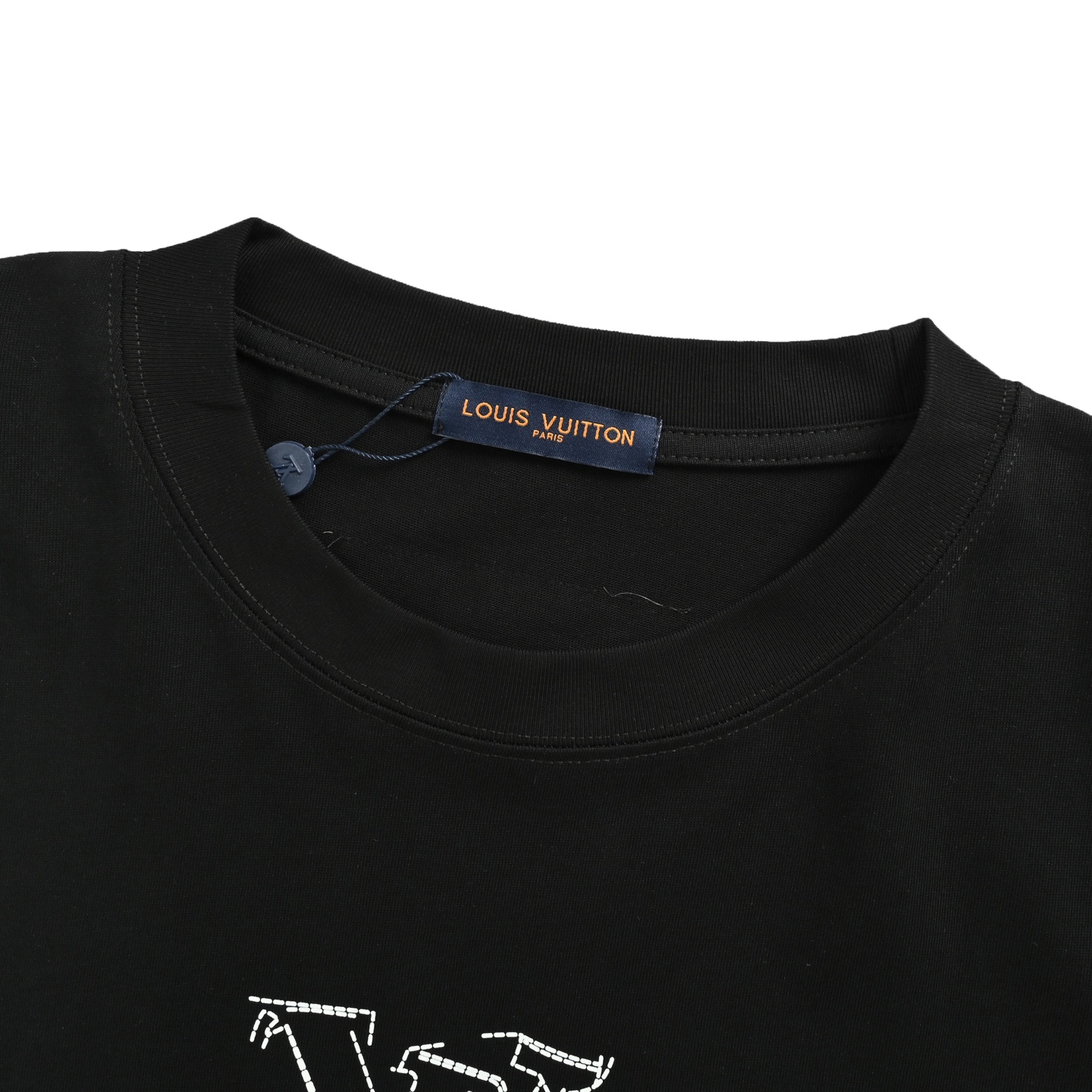 Louis Vuitton/路易威登 25ss 补丁字母印花短袖