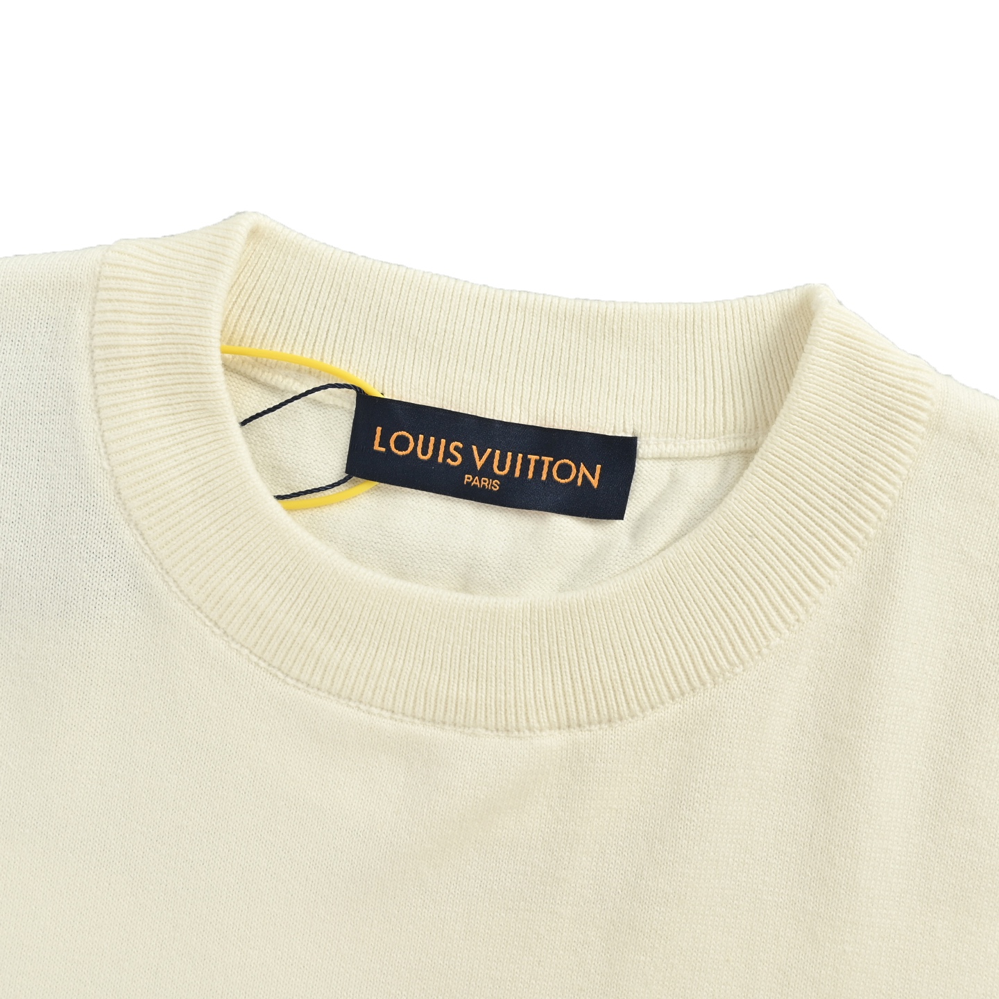 Louis Vuitton/路易威登 杏白口袋logo尼龙针织短袖