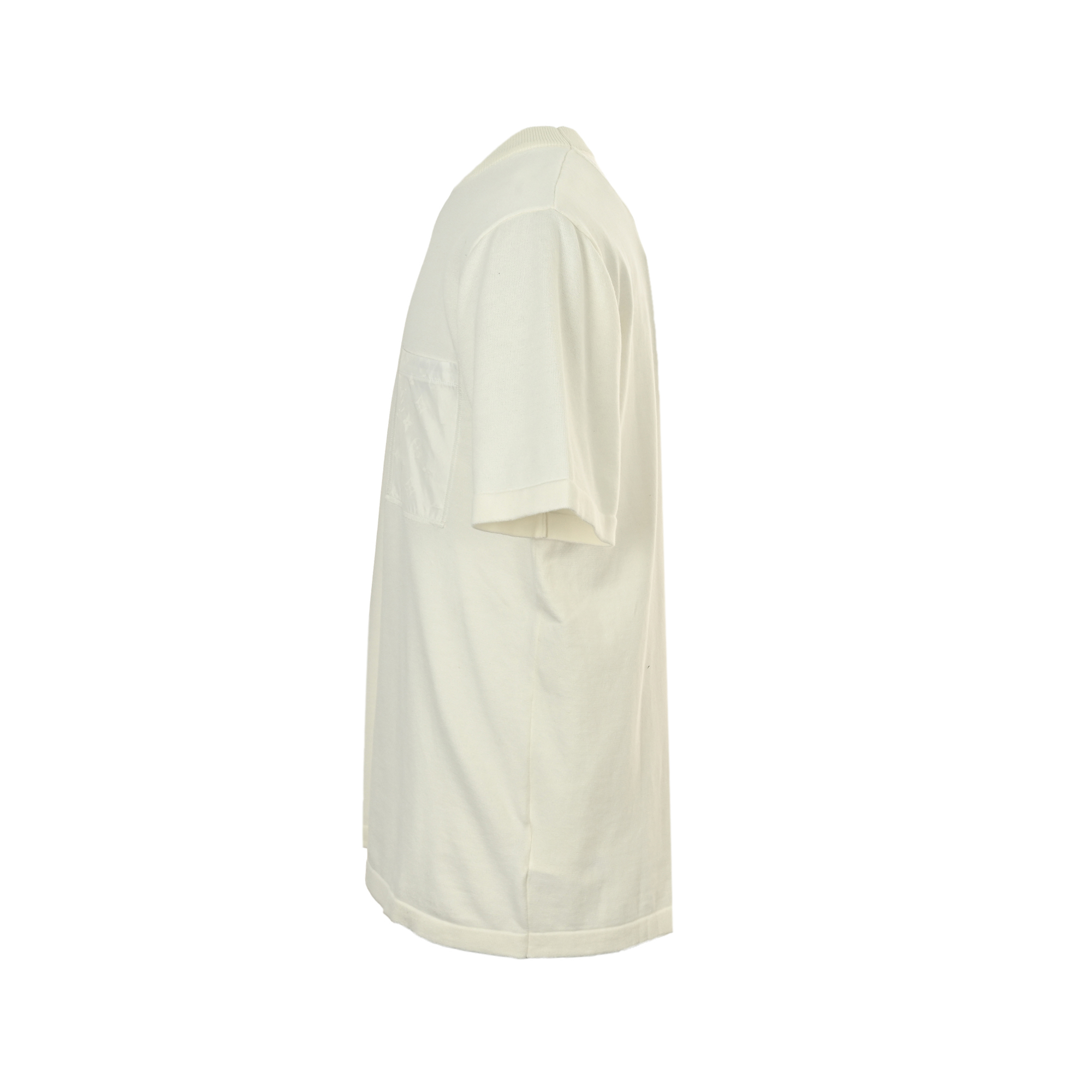 Louis Vuitton/路易威登 杏白口袋logo尼龙针织短袖