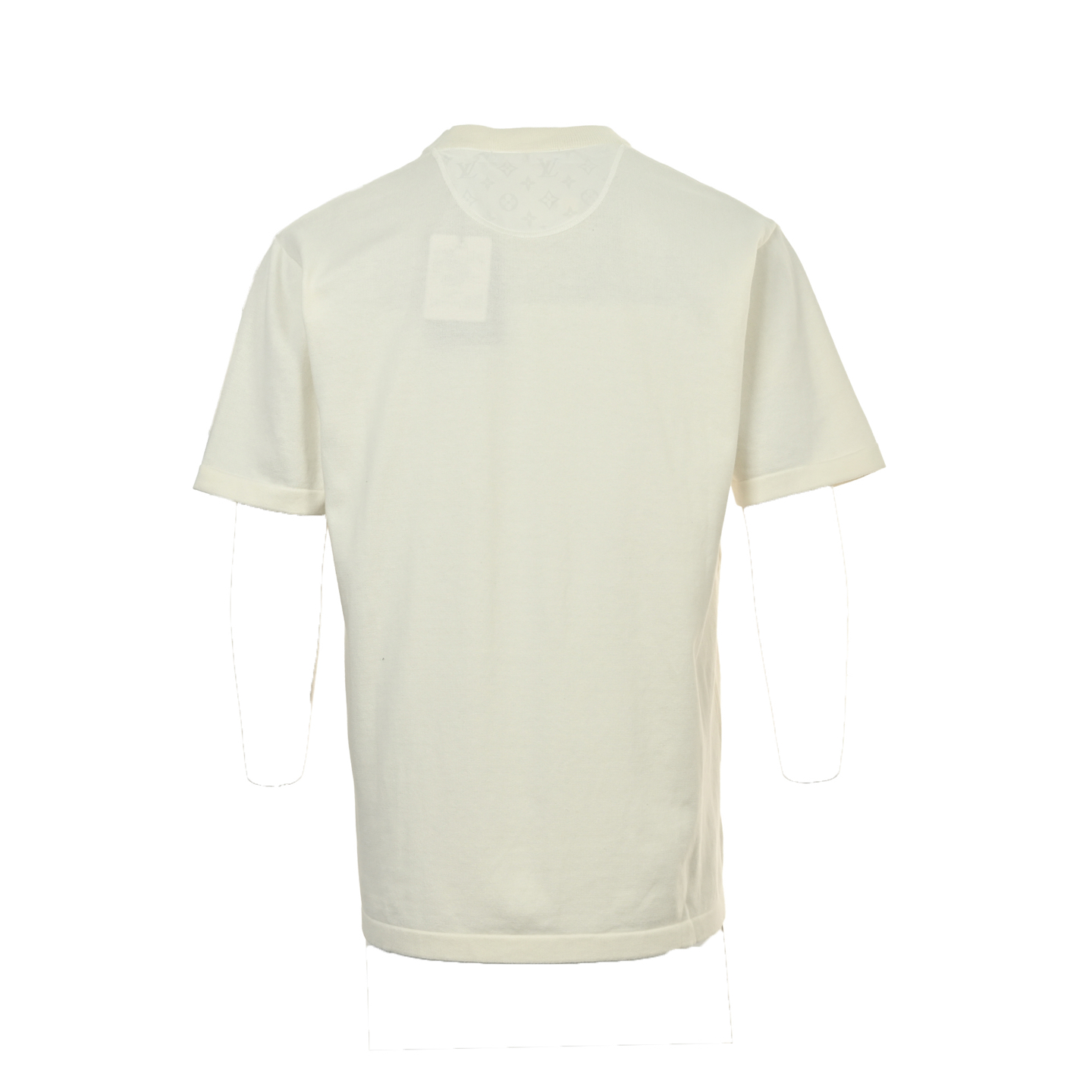 Louis Vuitton/路易威登 杏白口袋logo尼龙针织短袖