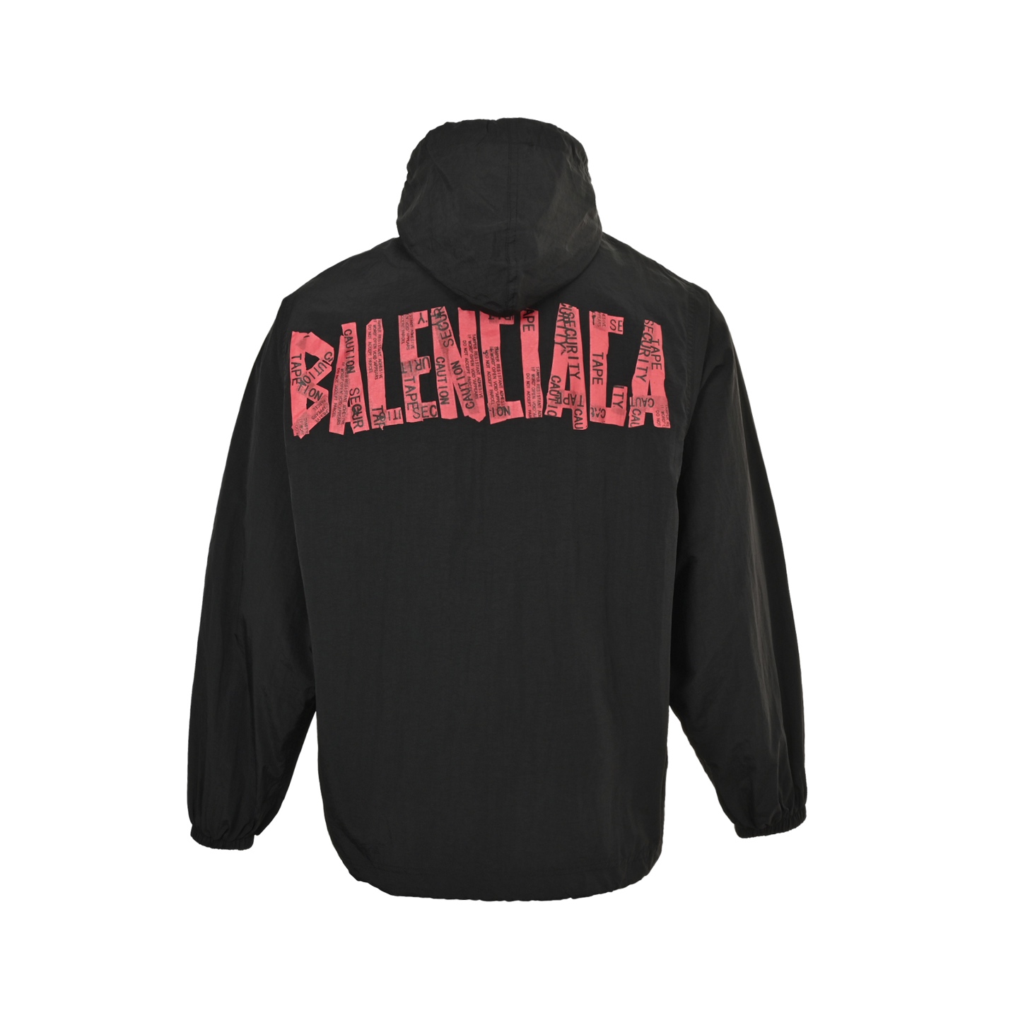 Balenciaga/巴黎世家 24Fw 字母红胶带印花连帽外套-Chinese UA Cheap High Quatity Brand Clothes Bags handbags Sneakers wholesale wholesaler seller from China Factory suppliers Fashion Clothing Shoes best Quality Beautiful Price Balenciaga/巴黎世家 24Fw 字母红胶带印花连帽外套