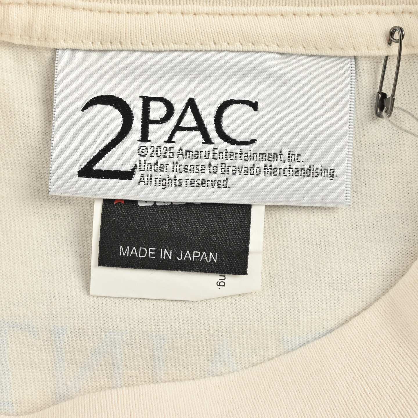 SAINT MICHAEL 25ss 2PAC十字人像印花短袖