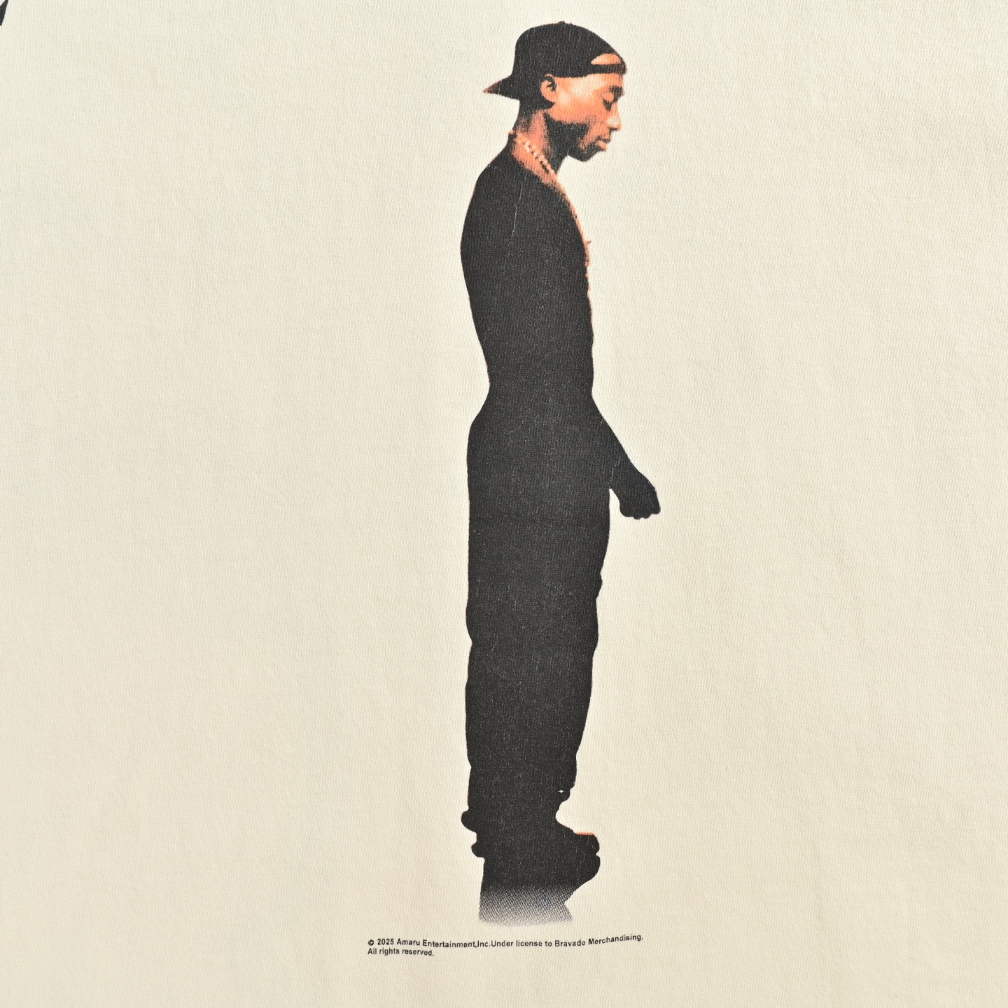 SAINT MICHAEL 25ss 2PAC十字人像印花短袖