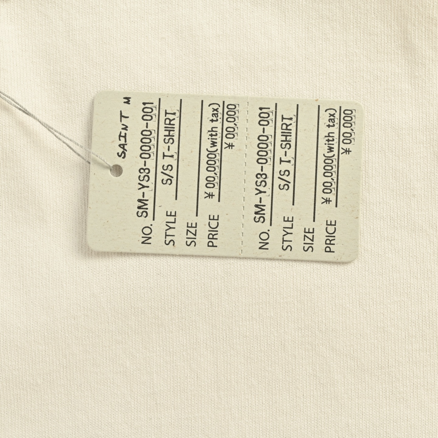 SAINT MICHAEL 25ss 2PAC十字人像印花短袖