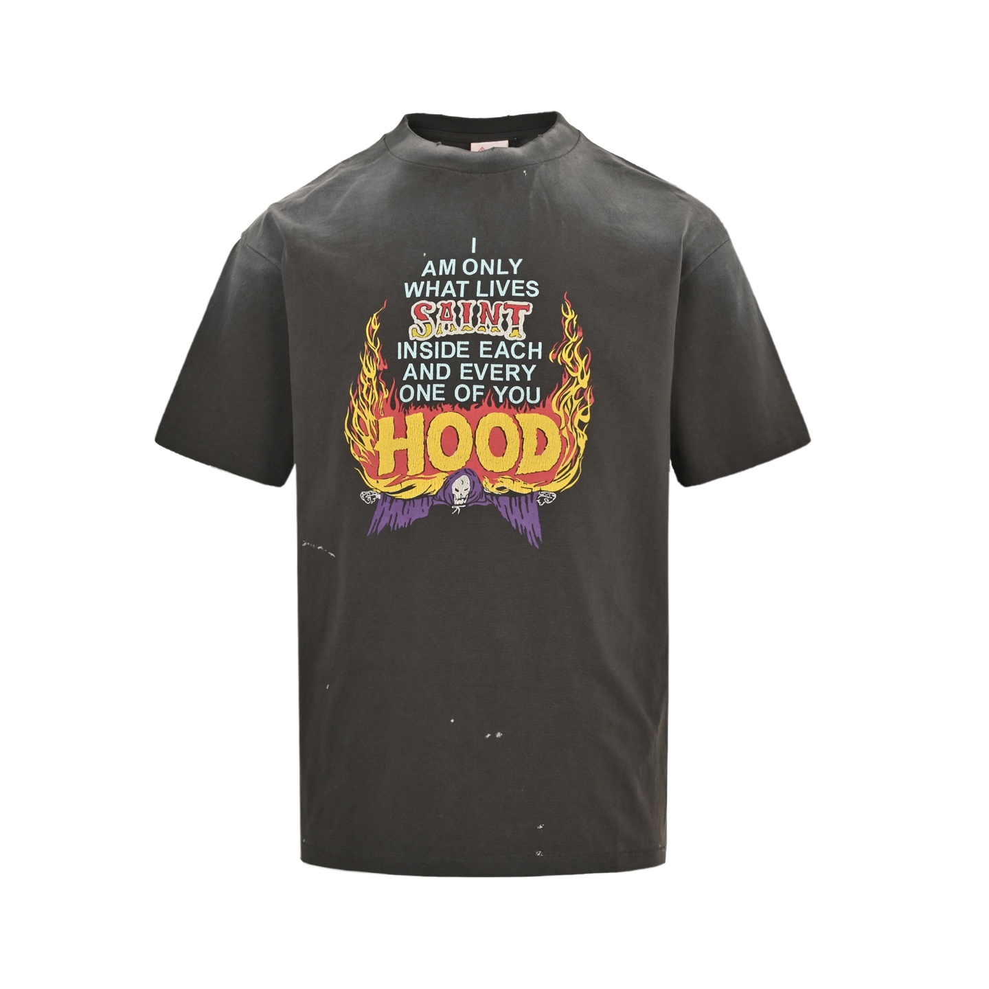 SAINT MICHAEL 25ss HOOD火焰翅膀印花短袖-Chinese UA Cheap High Quatity Brand Clothes Bags handbags Sneakers wholesale wholesaler seller from China Factory suppliers Fashion Clothing Shoes best Quality Beautiful Price SAINT MICHAEL 25ss HOOD火焰翅膀印花短袖